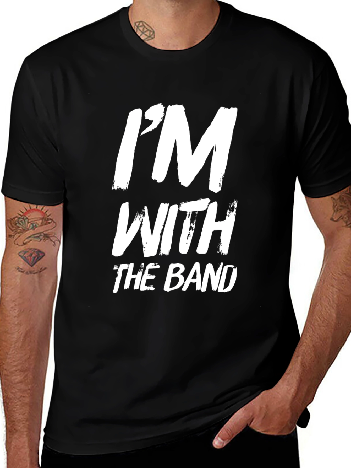 Variant 30 of I'm With The Band Graphic Tee - Rock Star Style