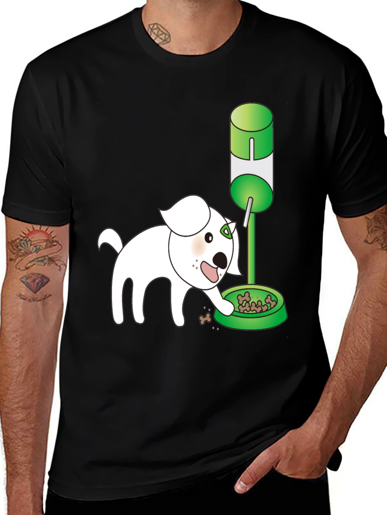 Variant 29 of Dog Cartoon Graphic T-Shirt