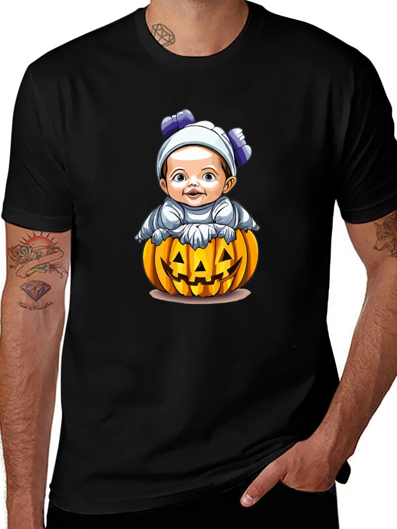 Variant 9 of Halloween Baby Pumpkin T-Shirt