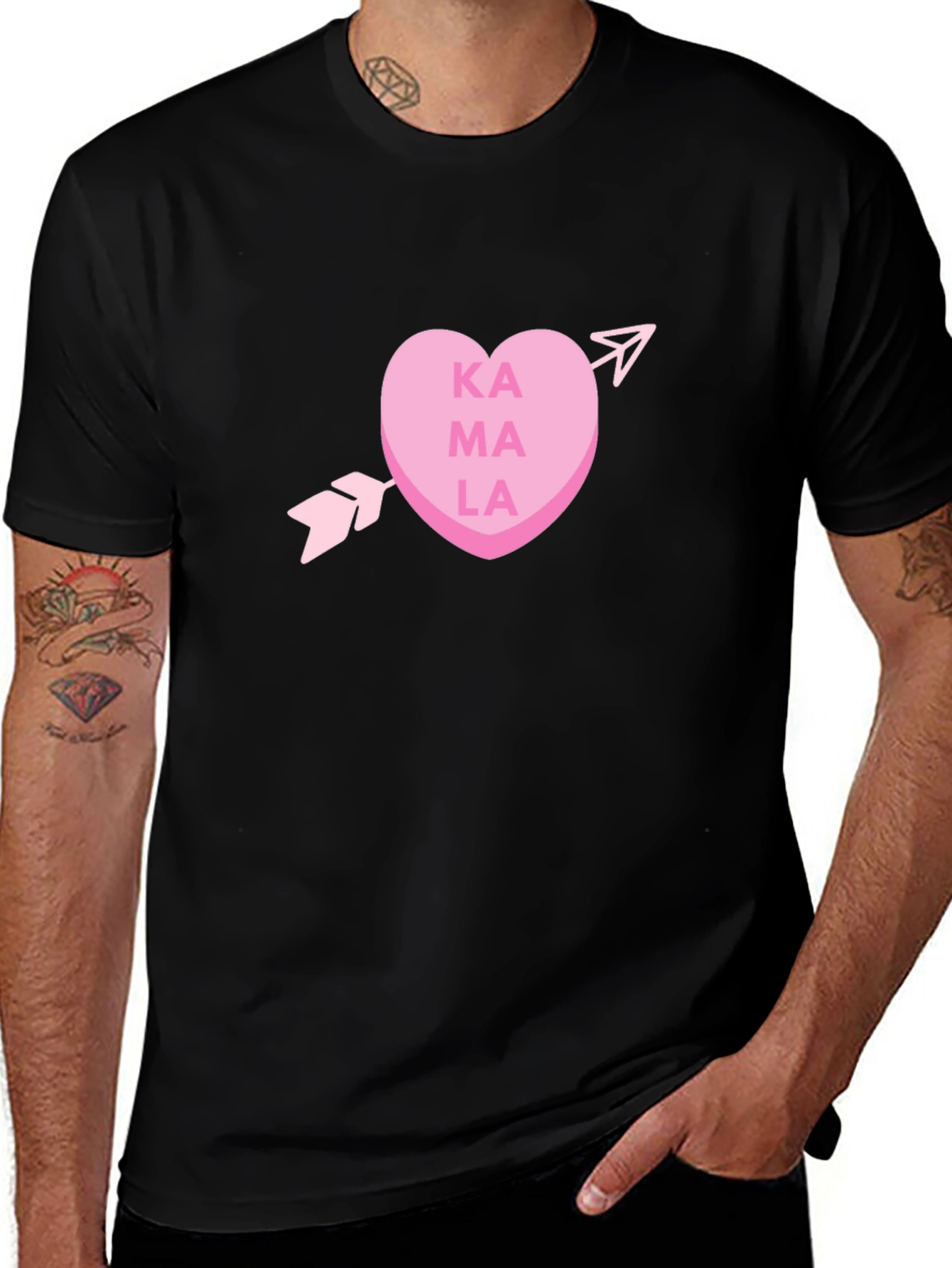 Variant 21 of Kamala Heart Arrow T-Shirt