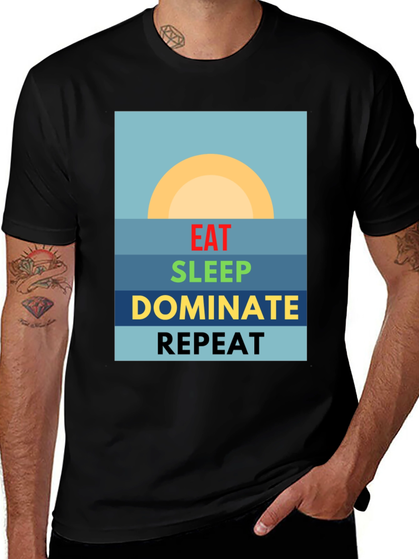 Eat Sleep Dominate Repeat T-Shirt