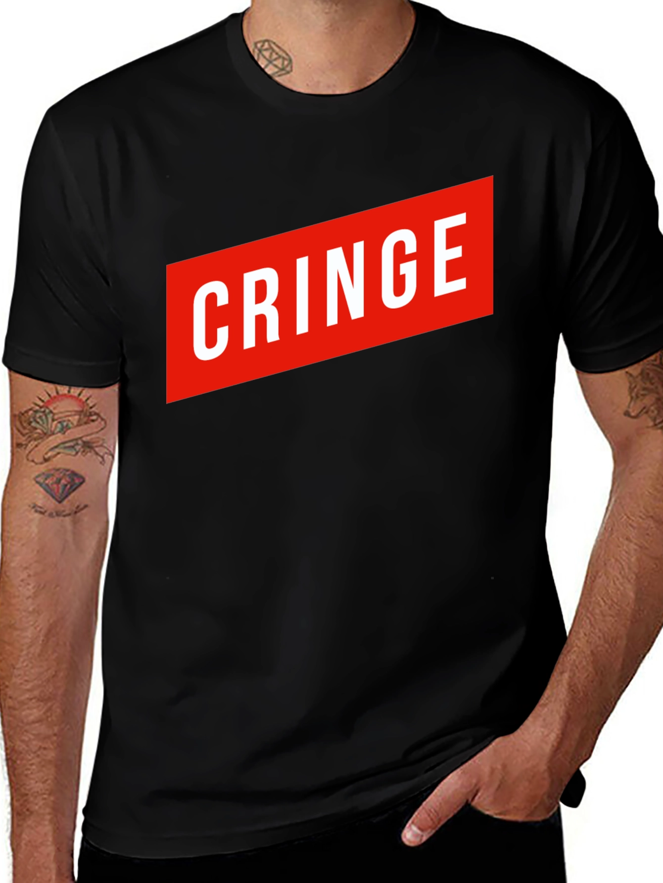 Variant 17 of Cringe Graphic T-Shirt - Funny Meme Tee
