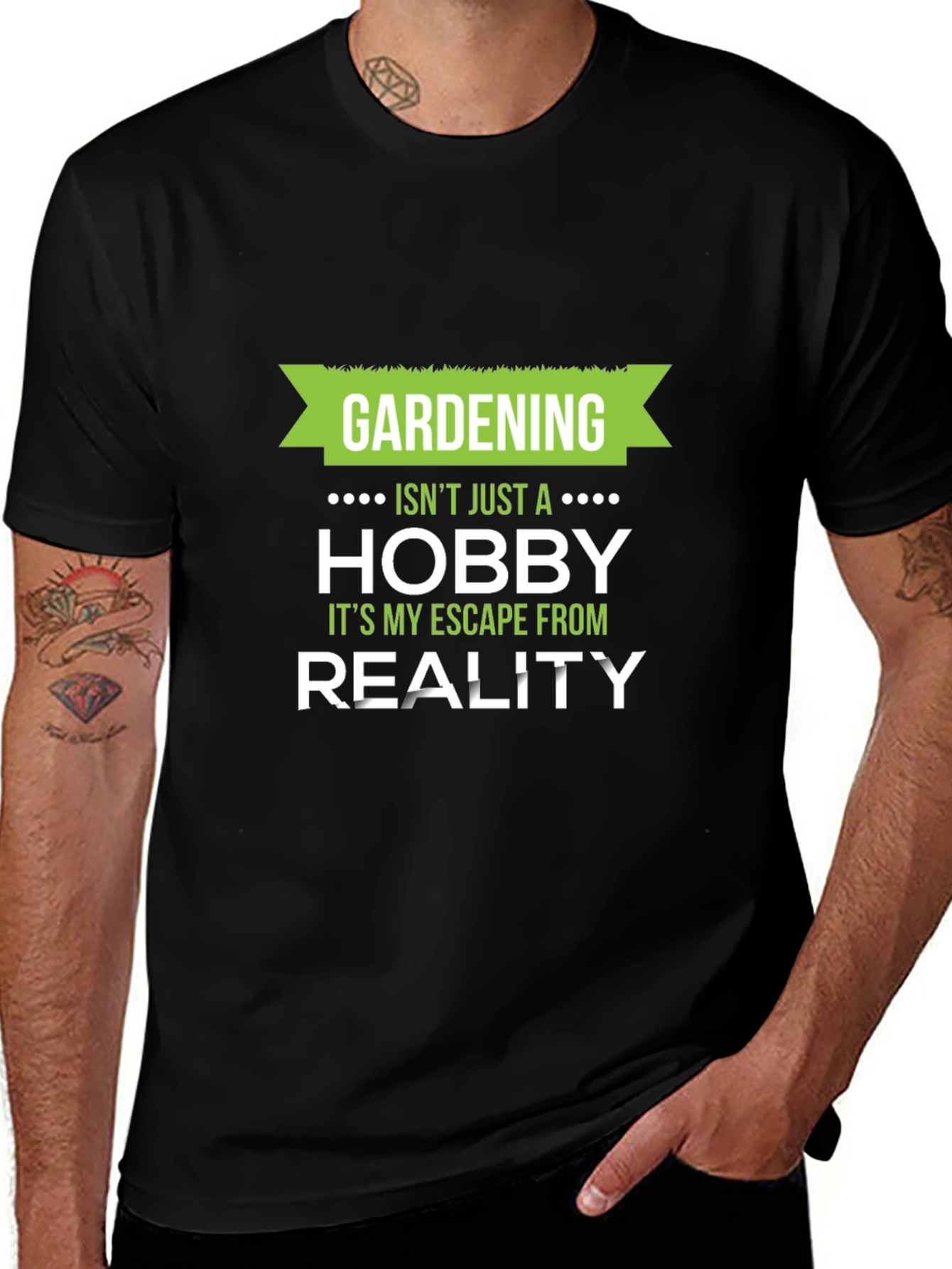 Variant 25 of Gardening Escape T-Shirt - Hobbyist Apparel