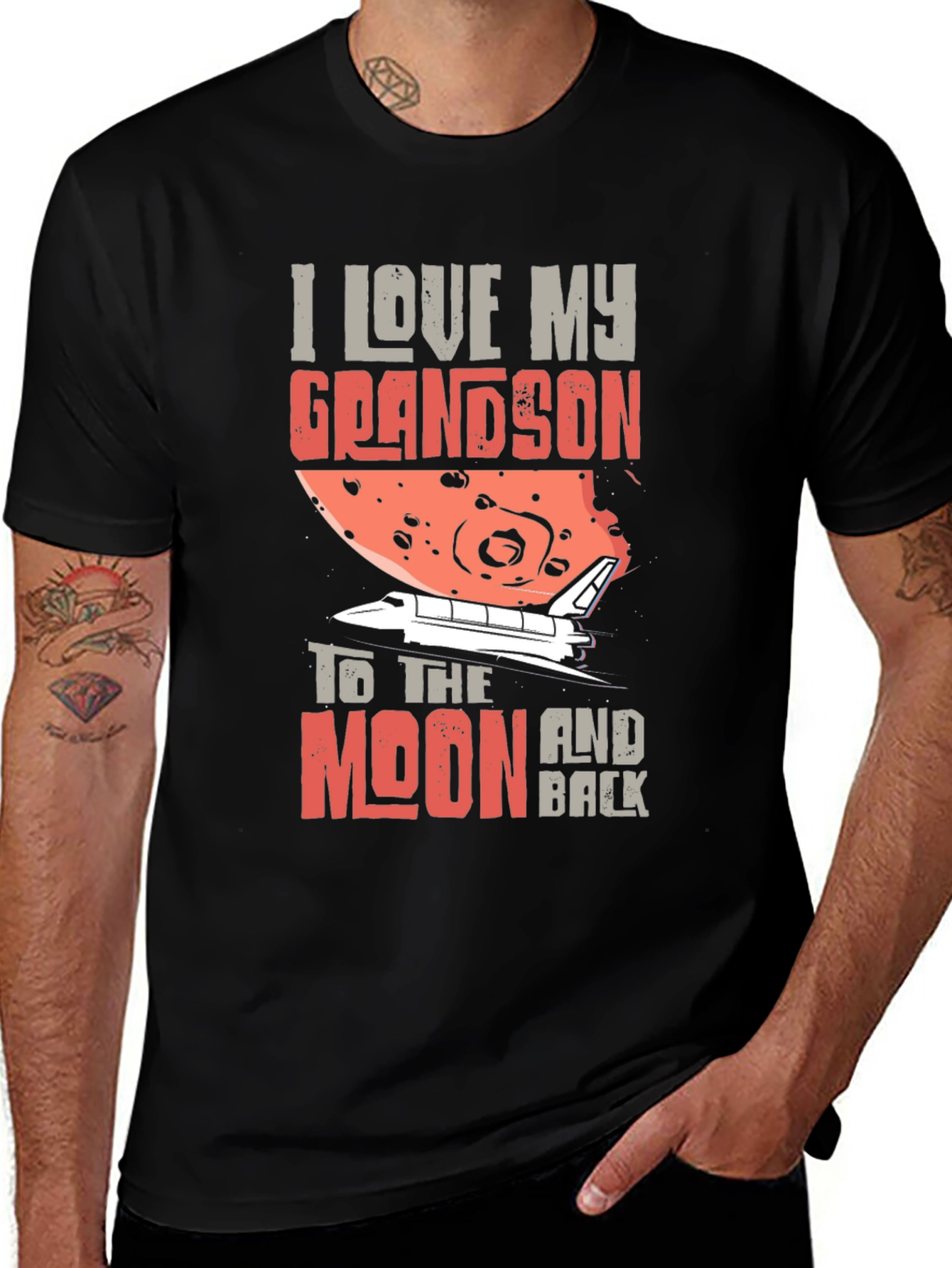 I Love My Grandson to the Moon and Back T-Shirt