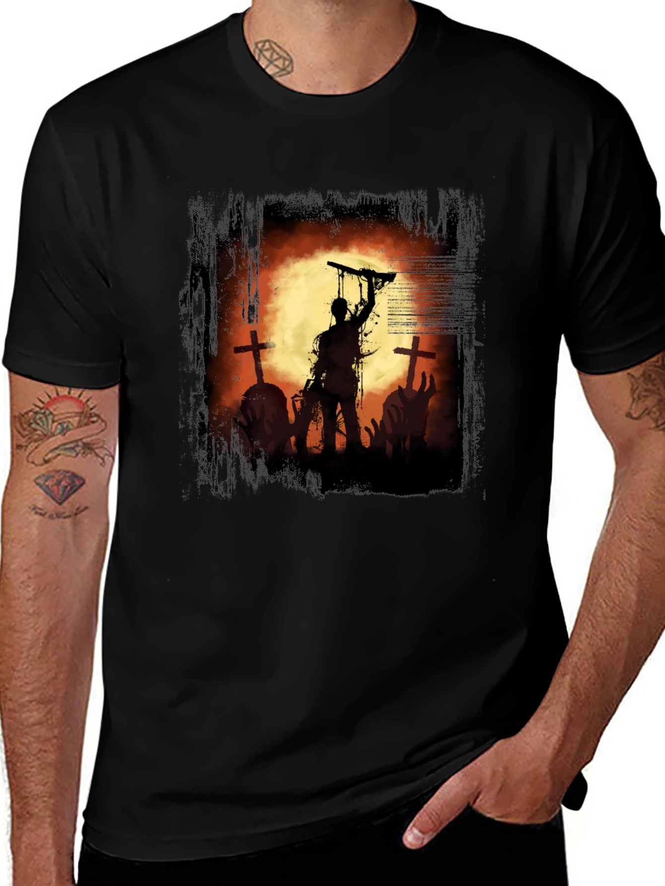 Evil Dead Ash T-Shirt - Groovy Horror Tee