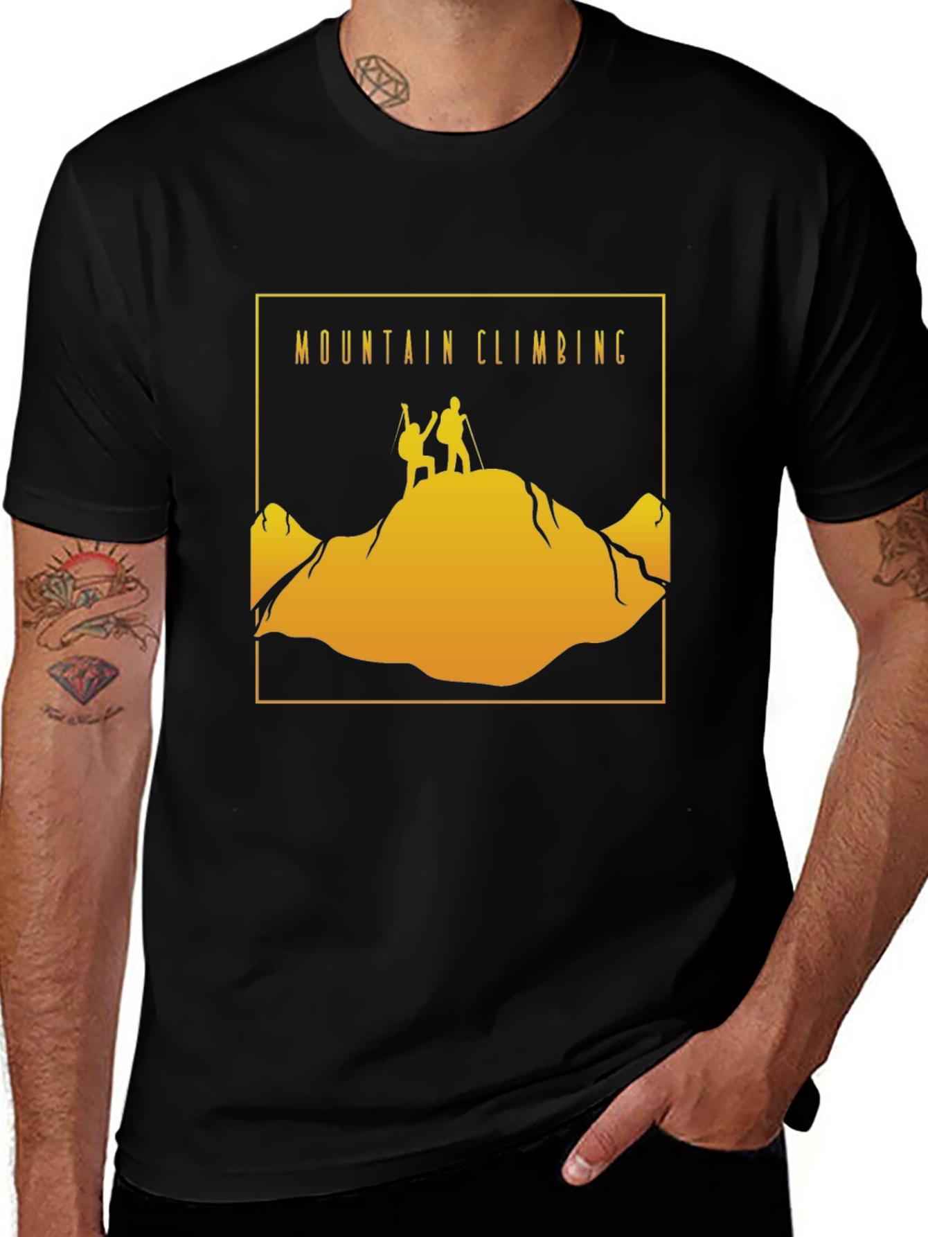 Variant 22 of Mountain Climbing Graphic Tee - Adventure Awaits