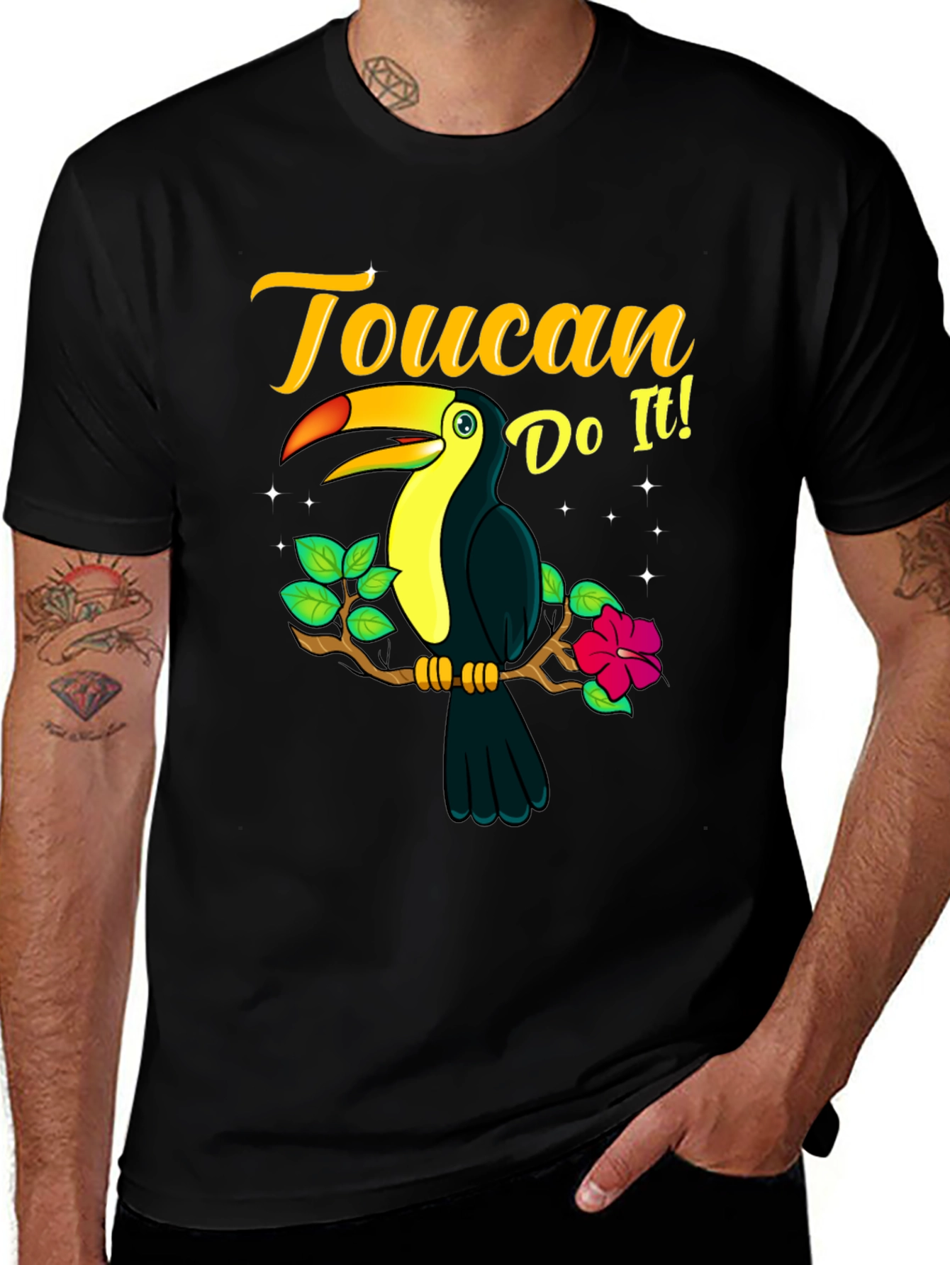 Variant 27 of Toucan Do It! Graphic T-Shirt