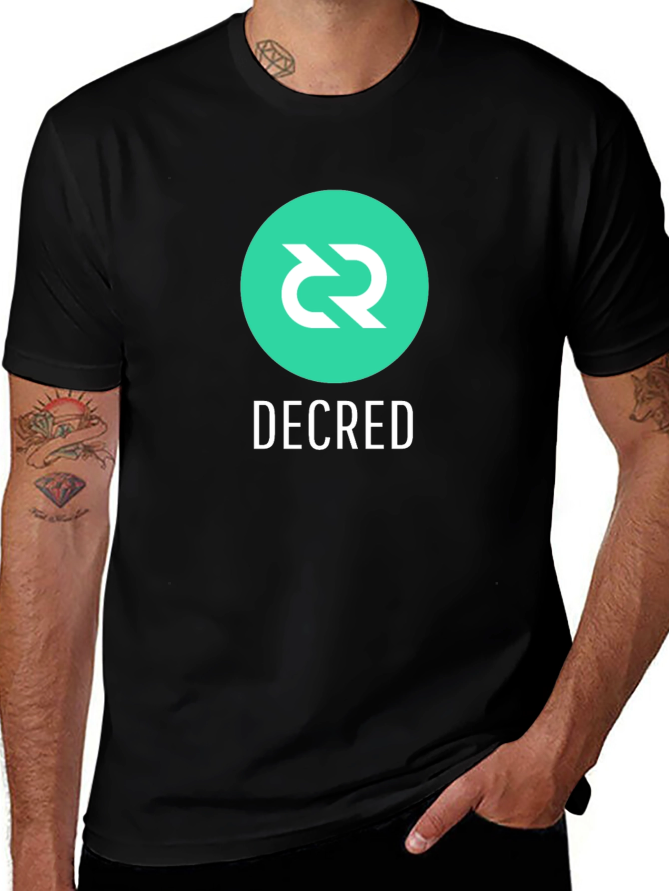 Variant 16 of Decred Crypto T-Shirt - Minimalist Graphic Tee
