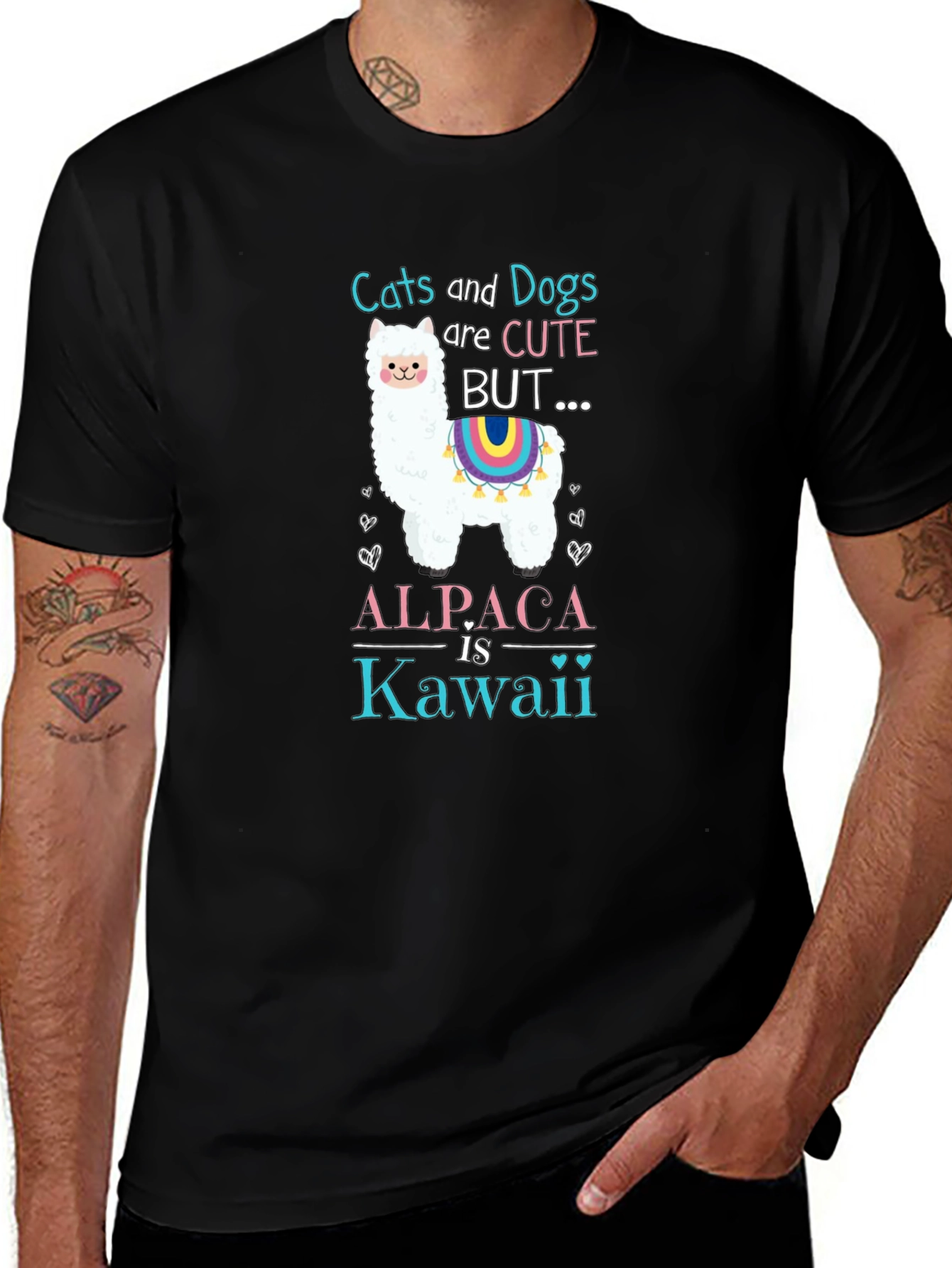 Variant 26 of Cute Alpaca Kawaii T-Shirt
