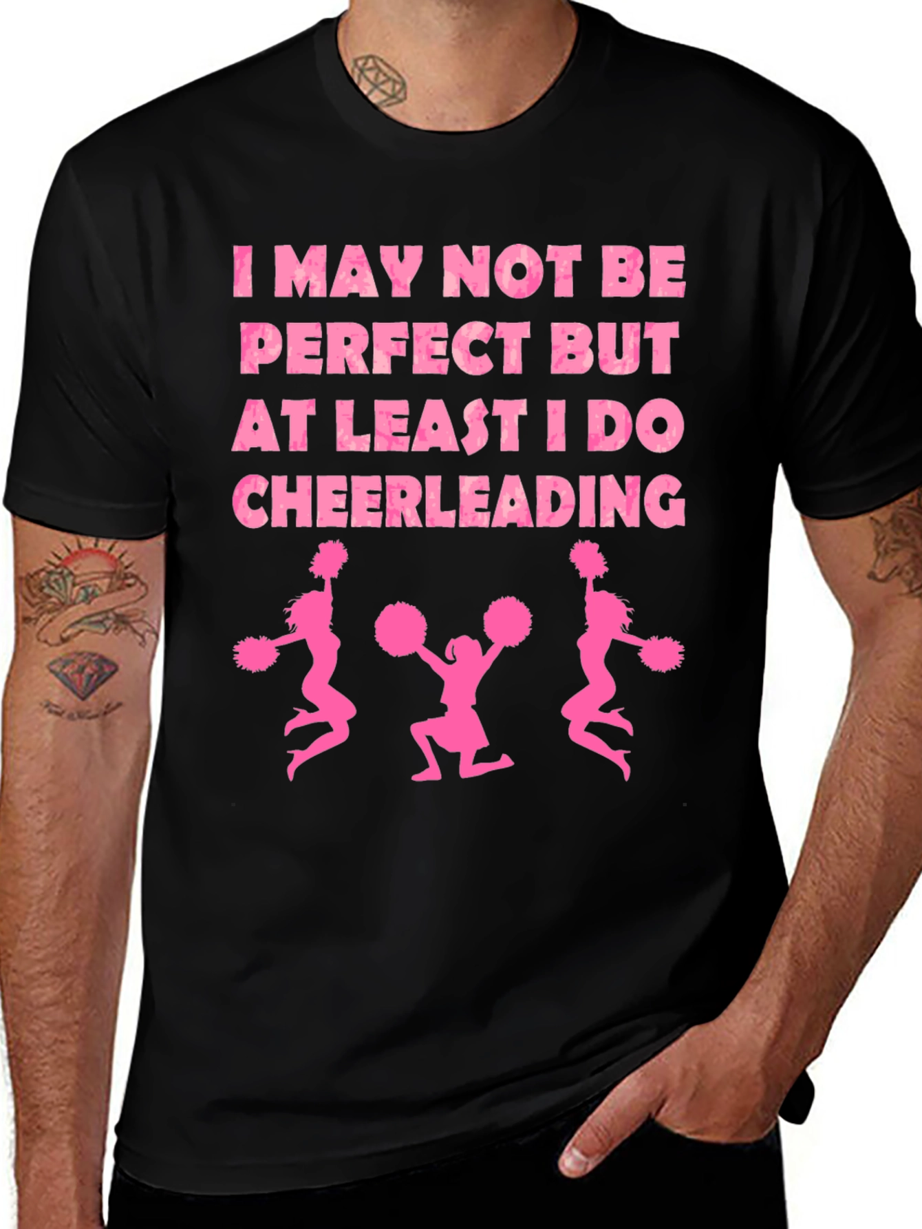 Variant 6 of Cheerleading Tee - I May Not Be Perfect