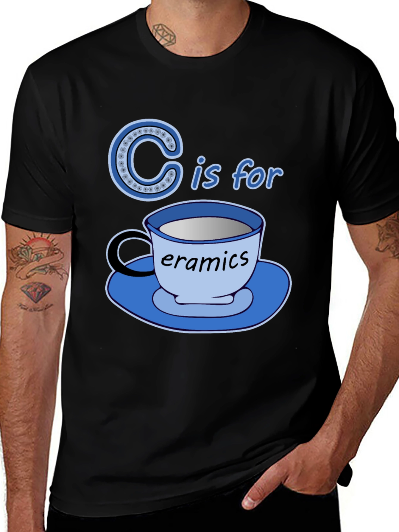 Variant 12 of C is for Ceramics Funny T-Shirt