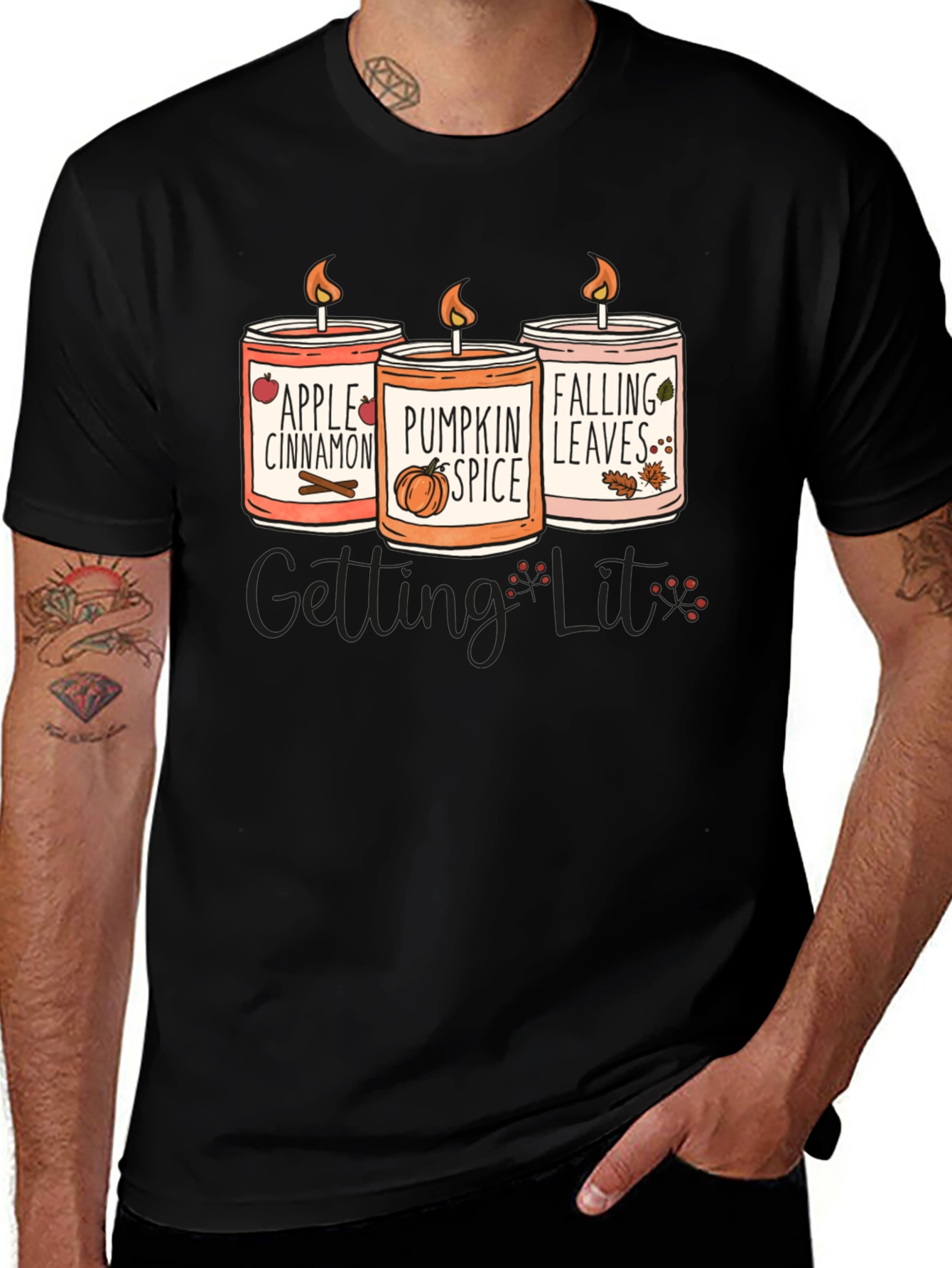 Fall Candles T-Shirt - Getting Lit