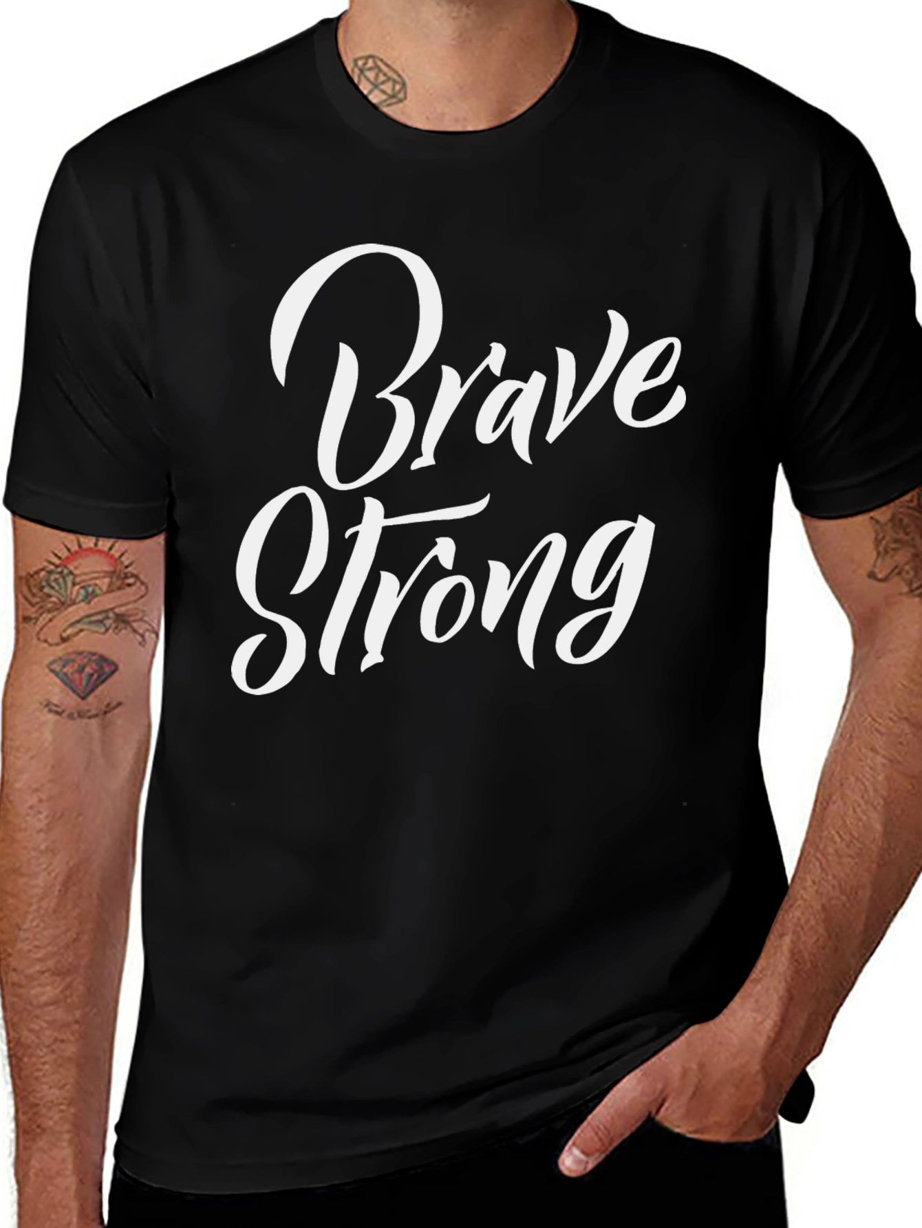 Brave Strong Graphic T-Shirt