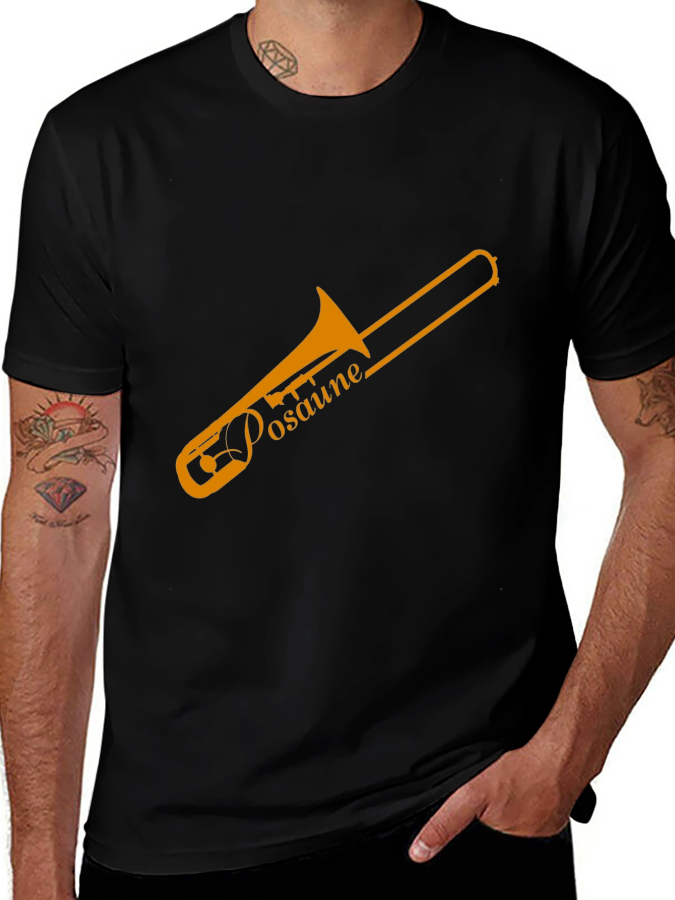 Variant 27 of Trombone T-Shirt - Music Lover Tee