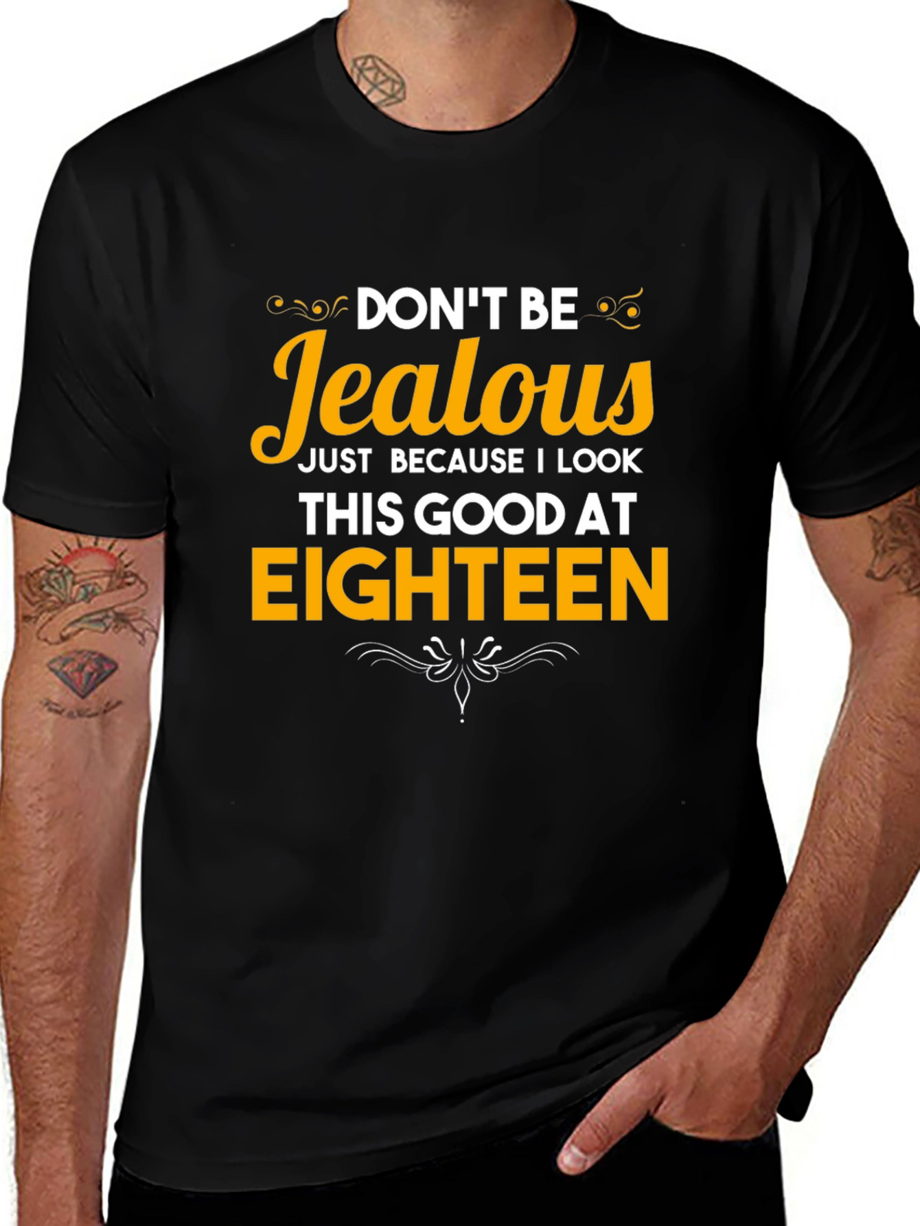 Variant 2 of Don't Be Jealous Eighteen T-Shirt