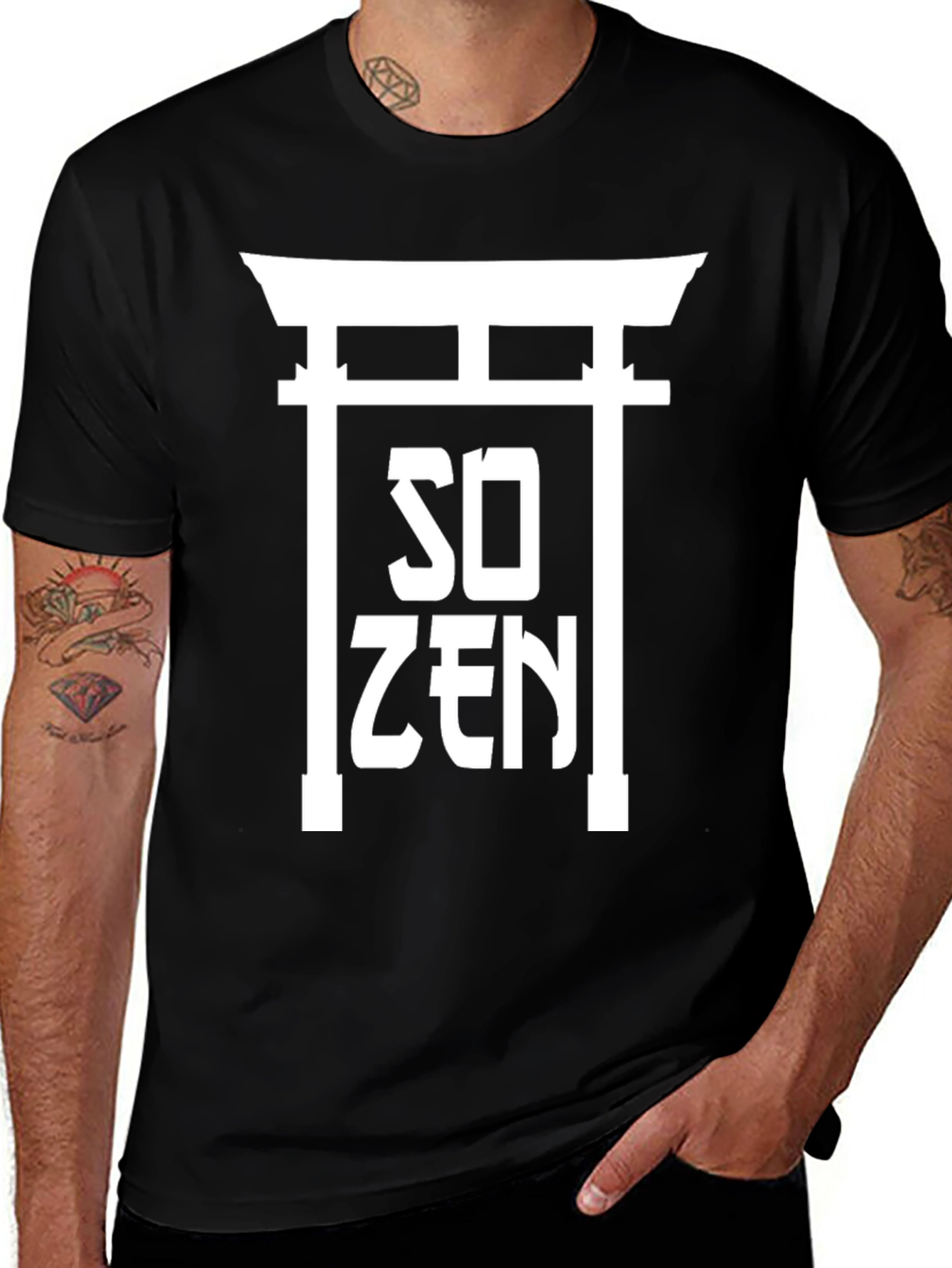 Variant 21 of So Zen Graphic Tee - Stylish Cotton T-Shirt