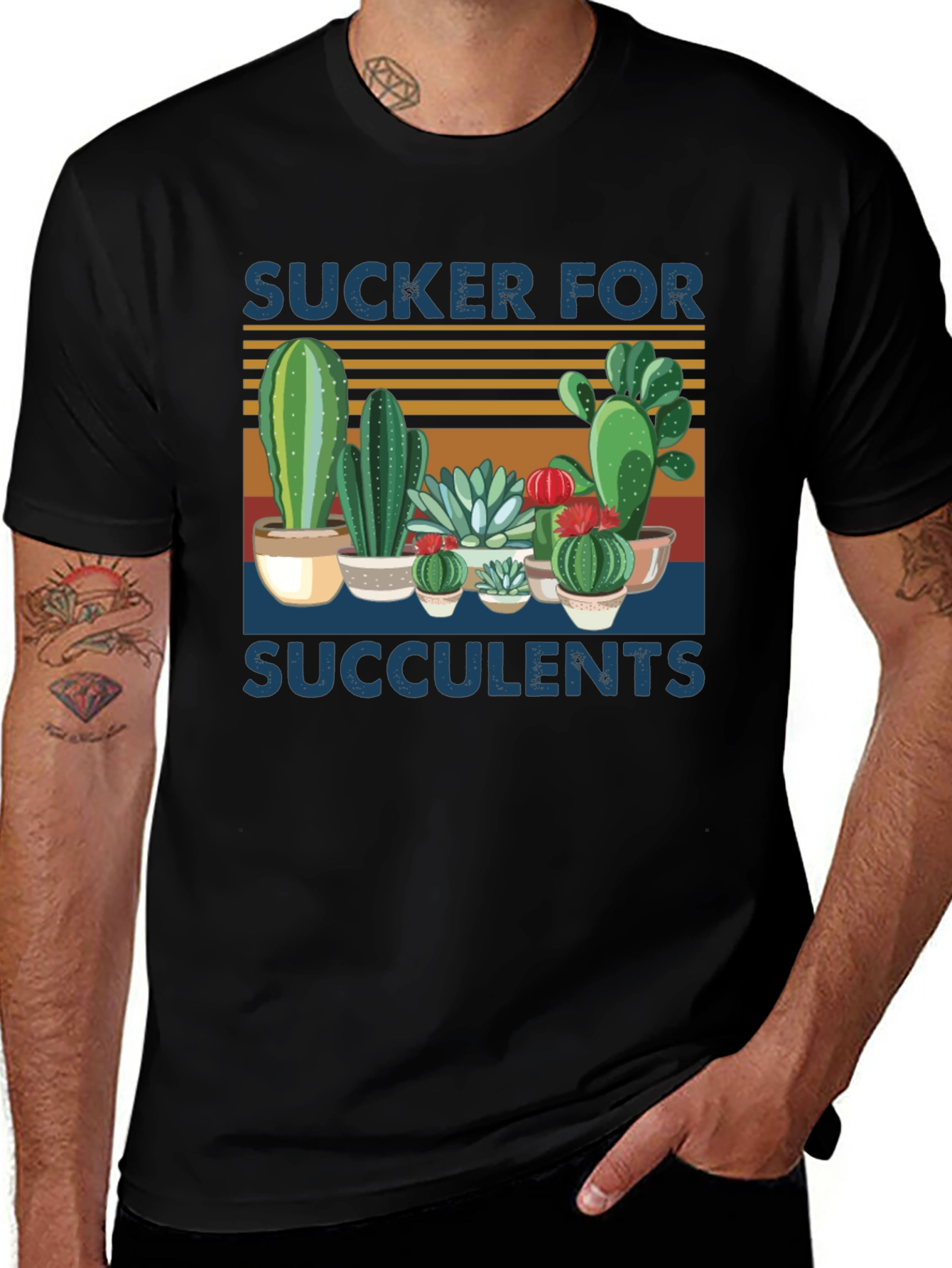 Variant 3 of Sucker for Succulents Graphic Tee