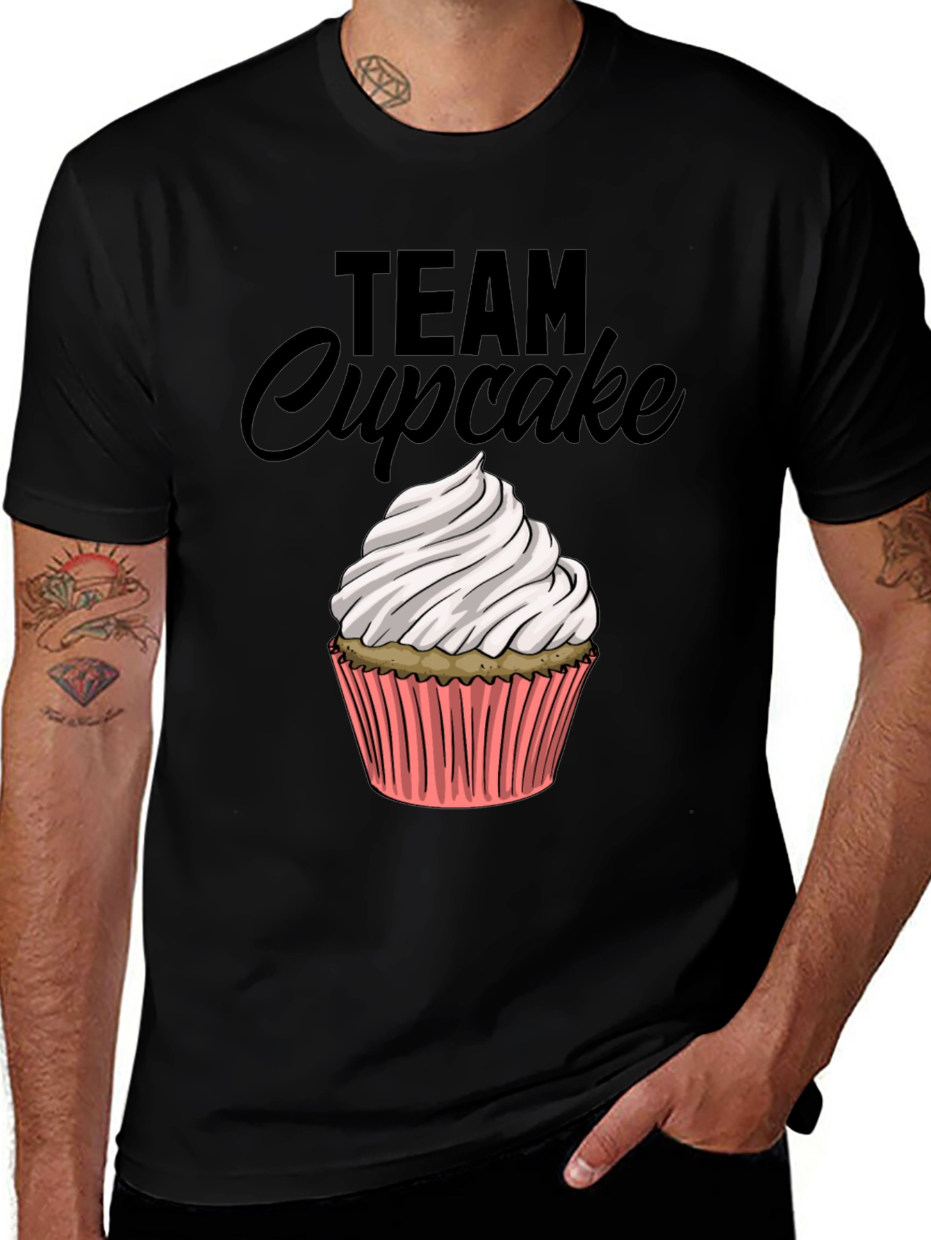 Variant 19 of Team Cupcake Graphic Tee - Funny Sweet Treat T-Shirt