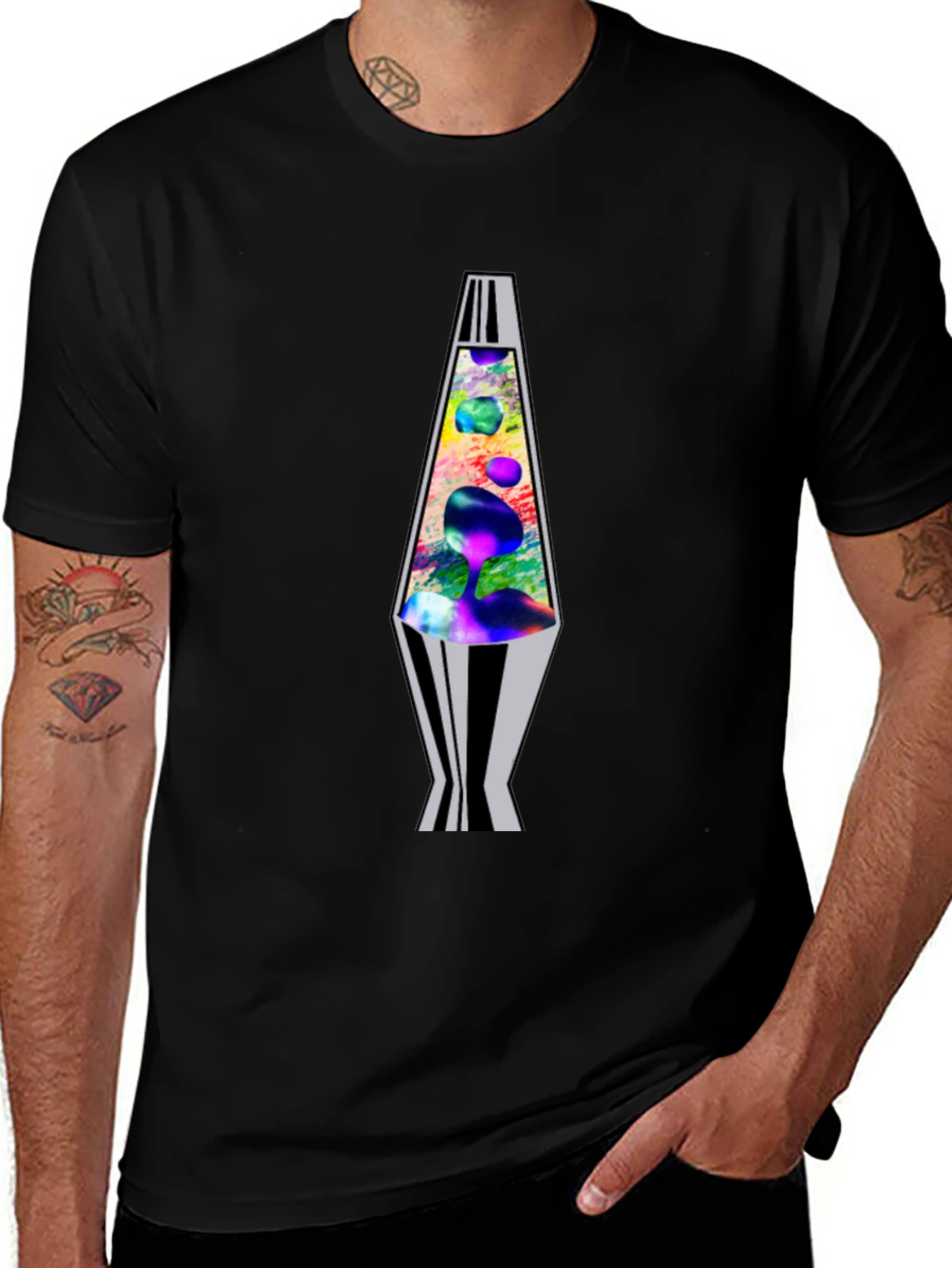 Variant 29 of Retro Lava Lamp T-Shirt - Groovy Design
