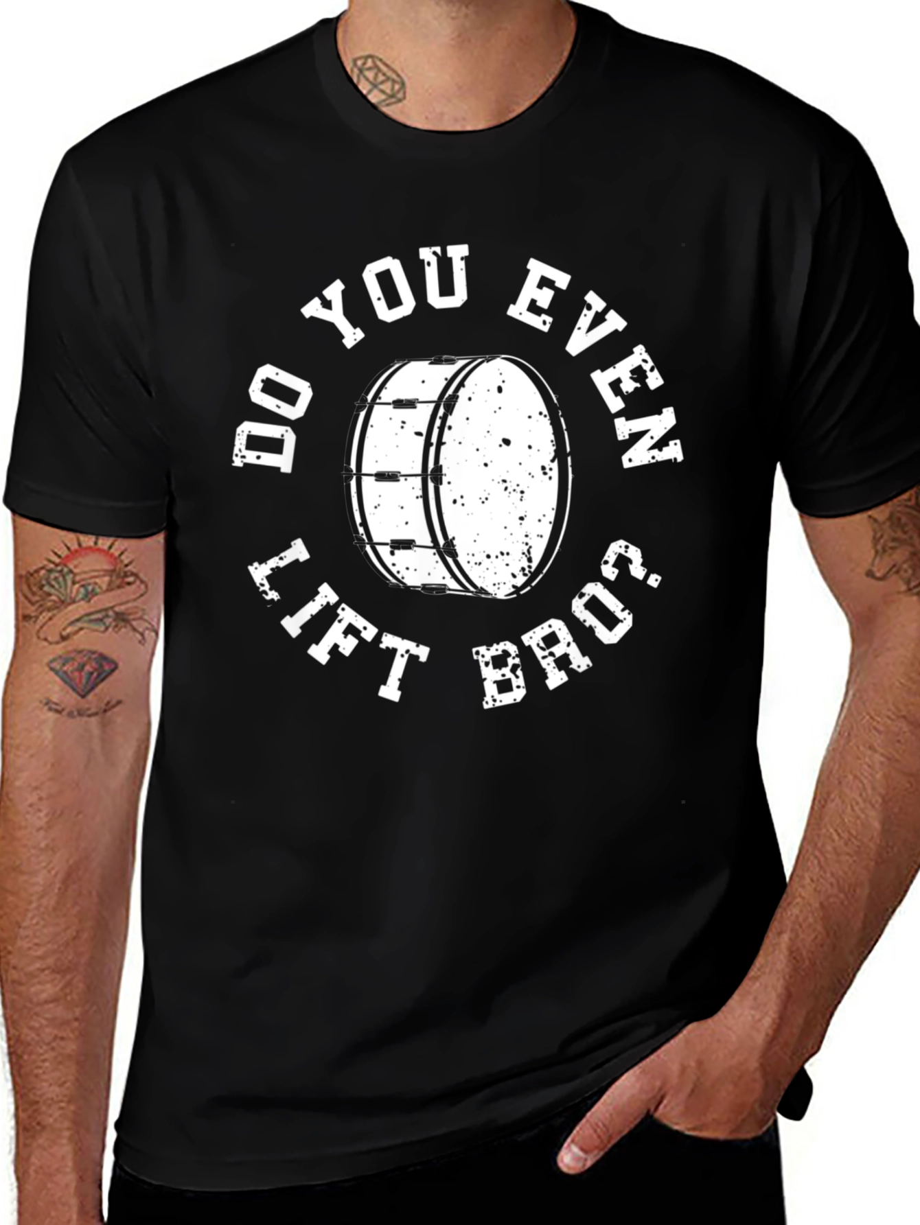 Variant 6 of Do You Even Lift Bro? Marching Band T-Shirt