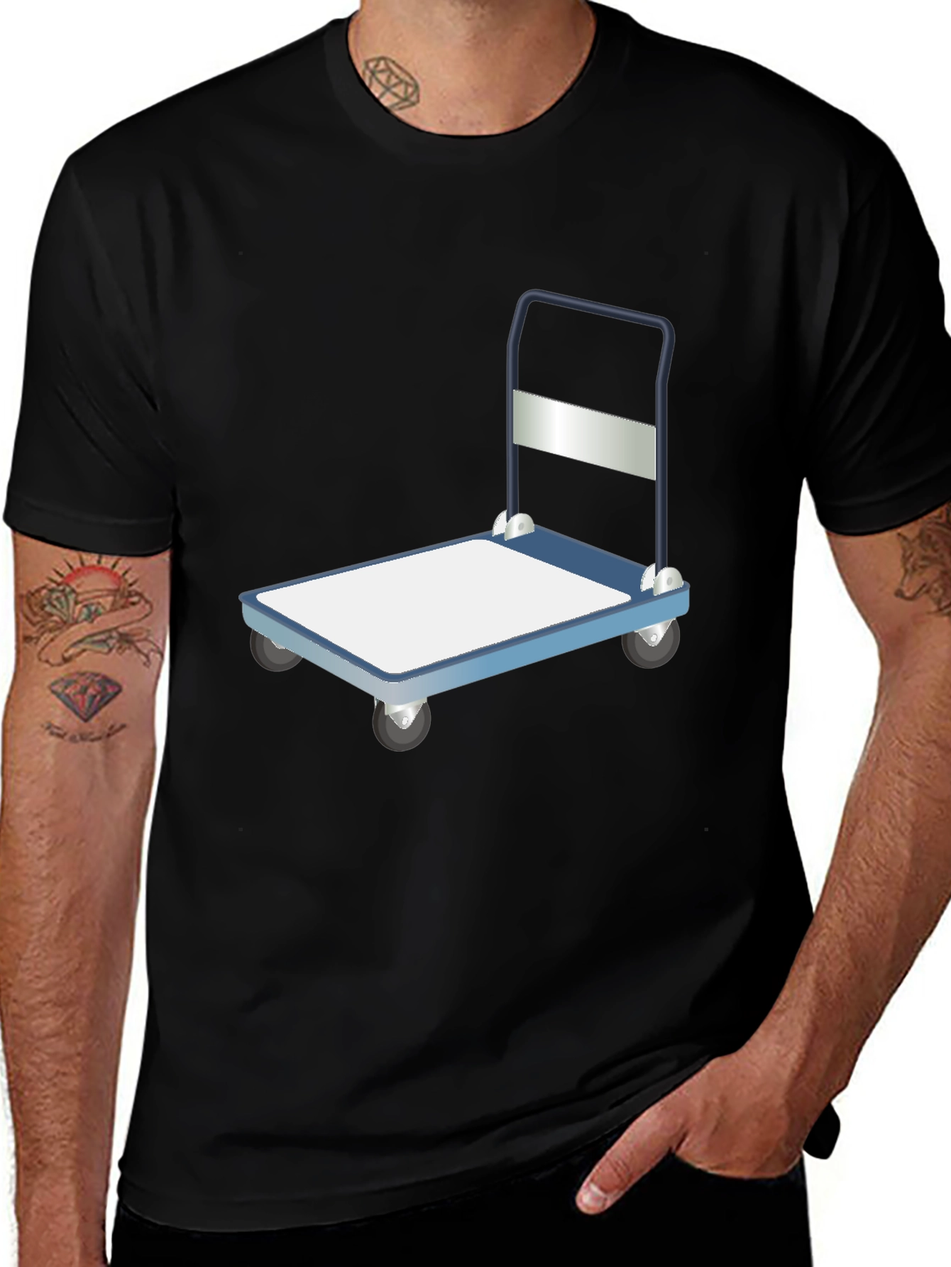 Variant 13 of Novelty Cart Graphic T-Shirt