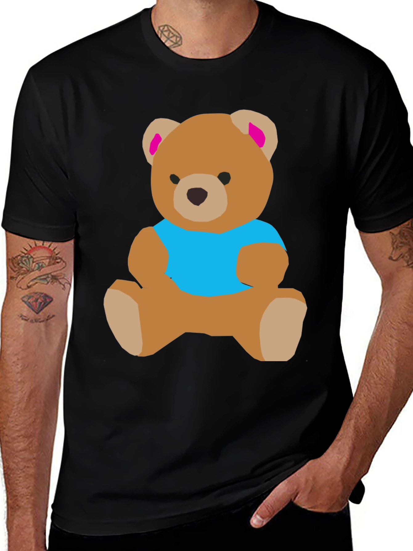 Variant 21 of Cute Teddy Bear Graphic T-Shirt
