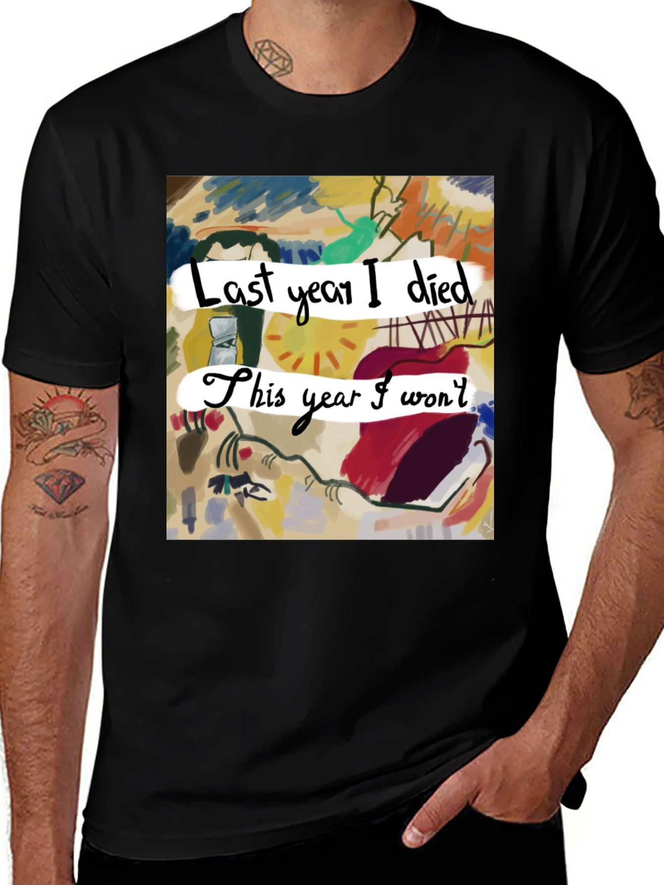 Variant 30 of Last Year I Died Graphic Tee