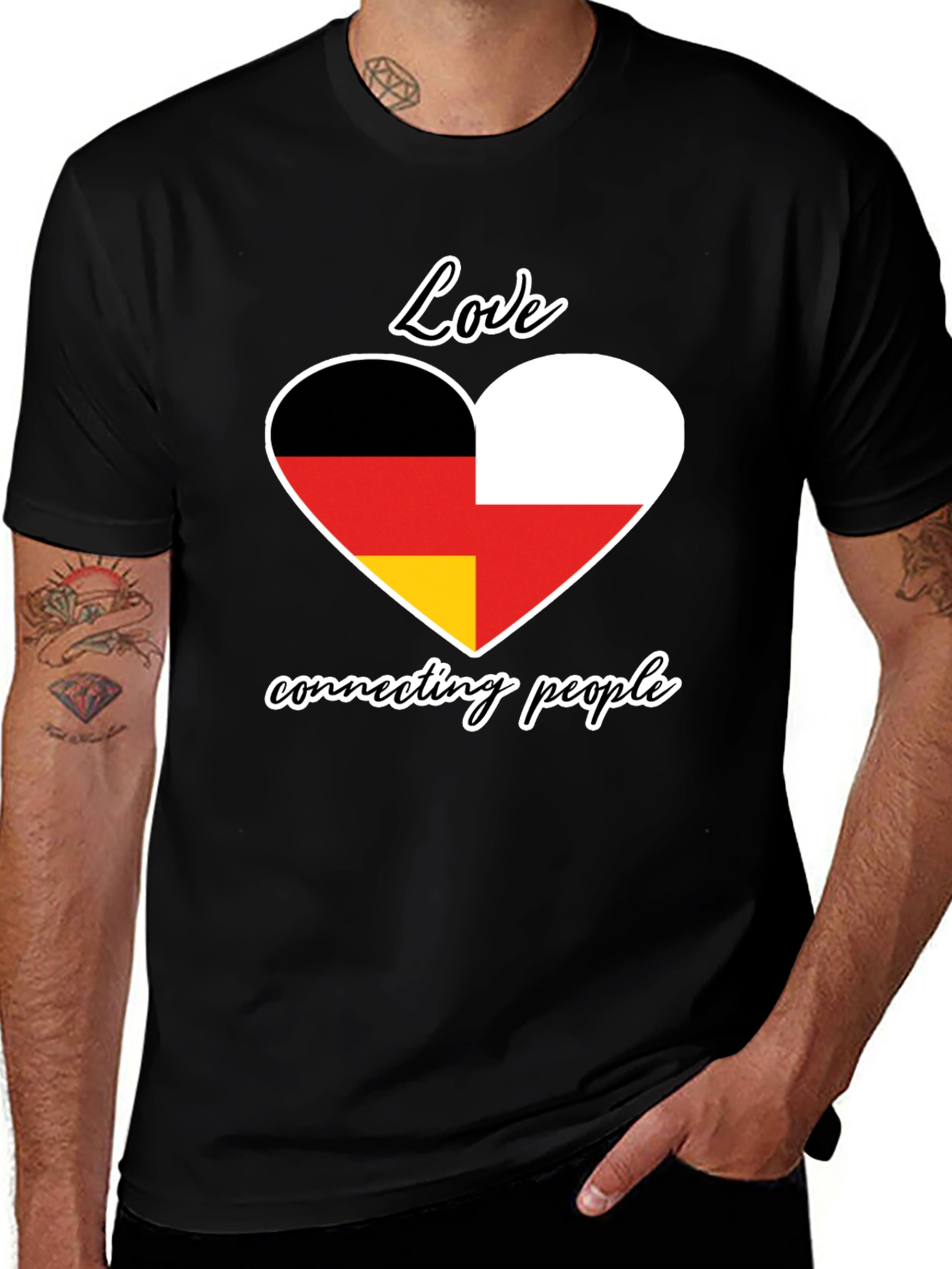 Love Connects Germany Poland T-Shirt