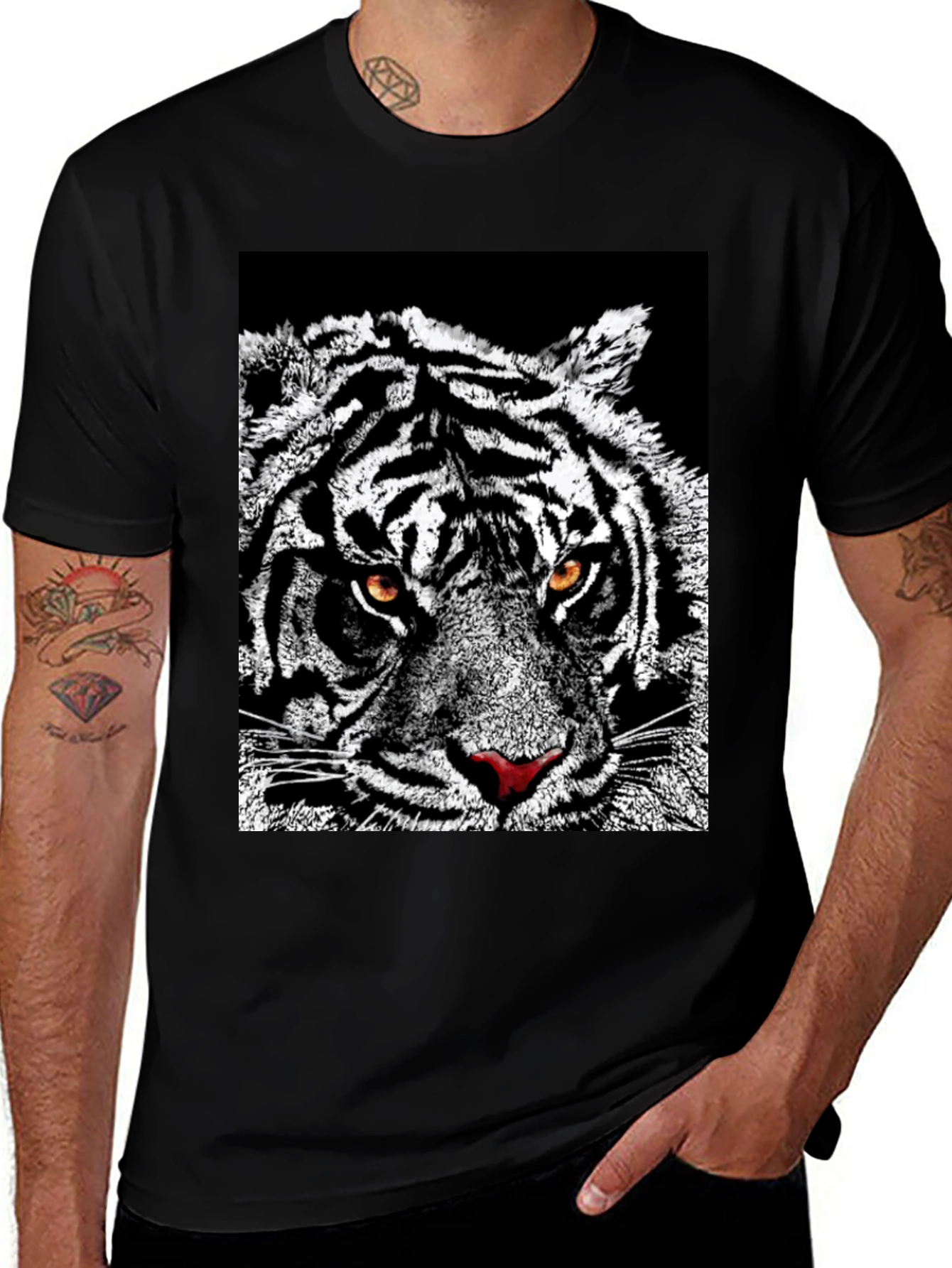 Variant 17 of Tiger Graphic T-Shirt