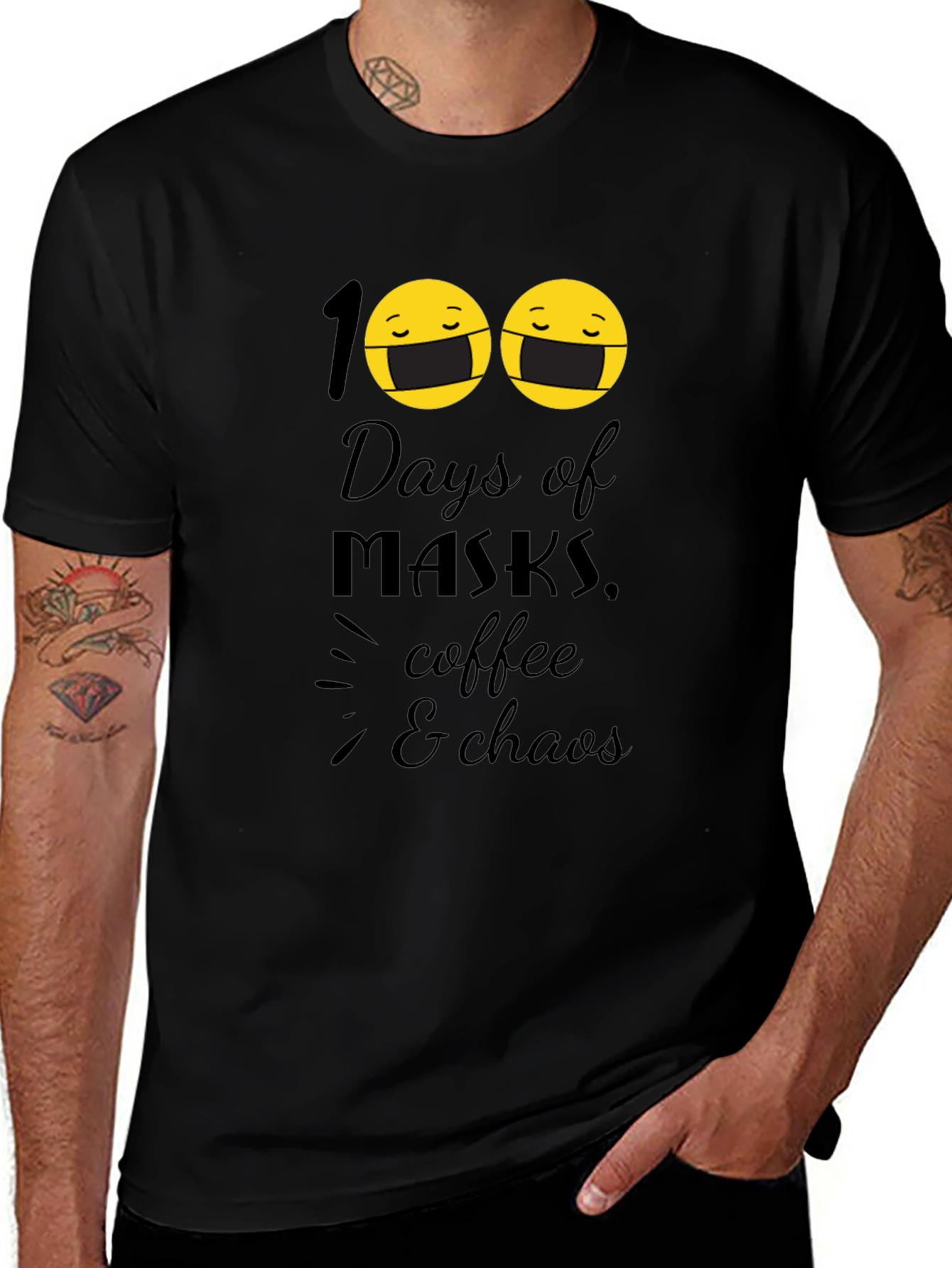 Variant 23 of 100 Days of Masks T-Shirt