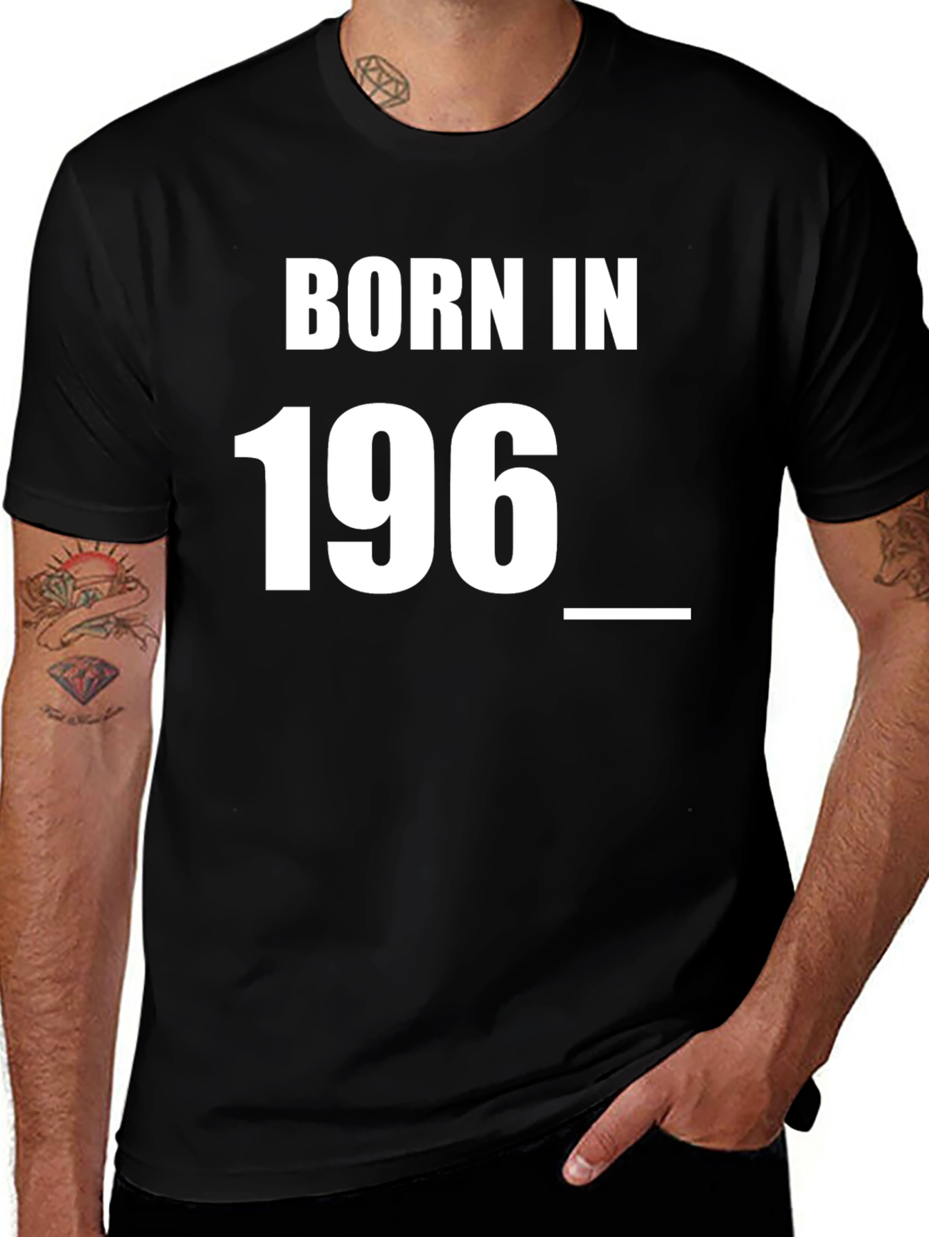 Variant 29 of Born In 196_ Graphic Tee - Classic Birthday Shirt