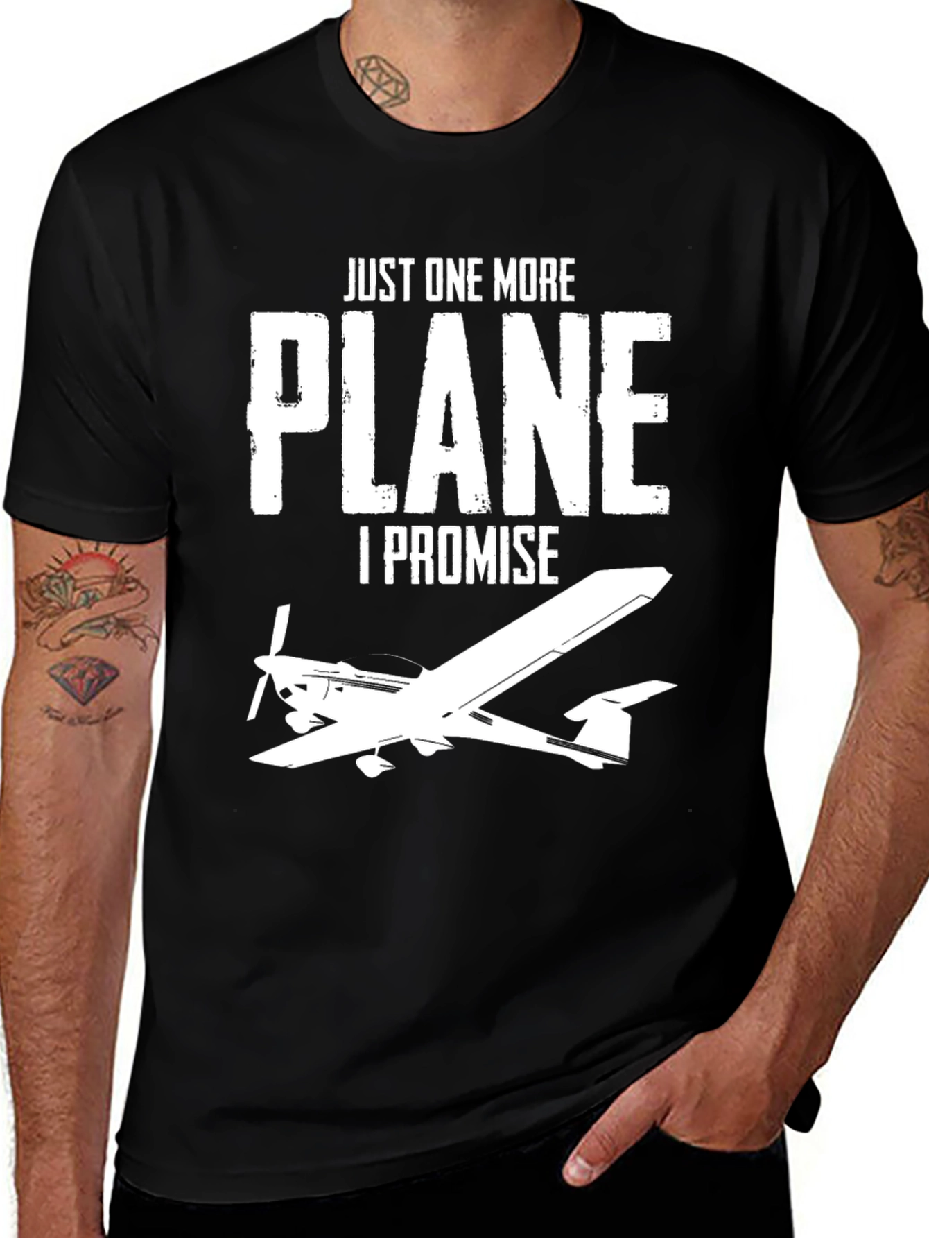 Variant 2 of Just One More Plane T-Shirt