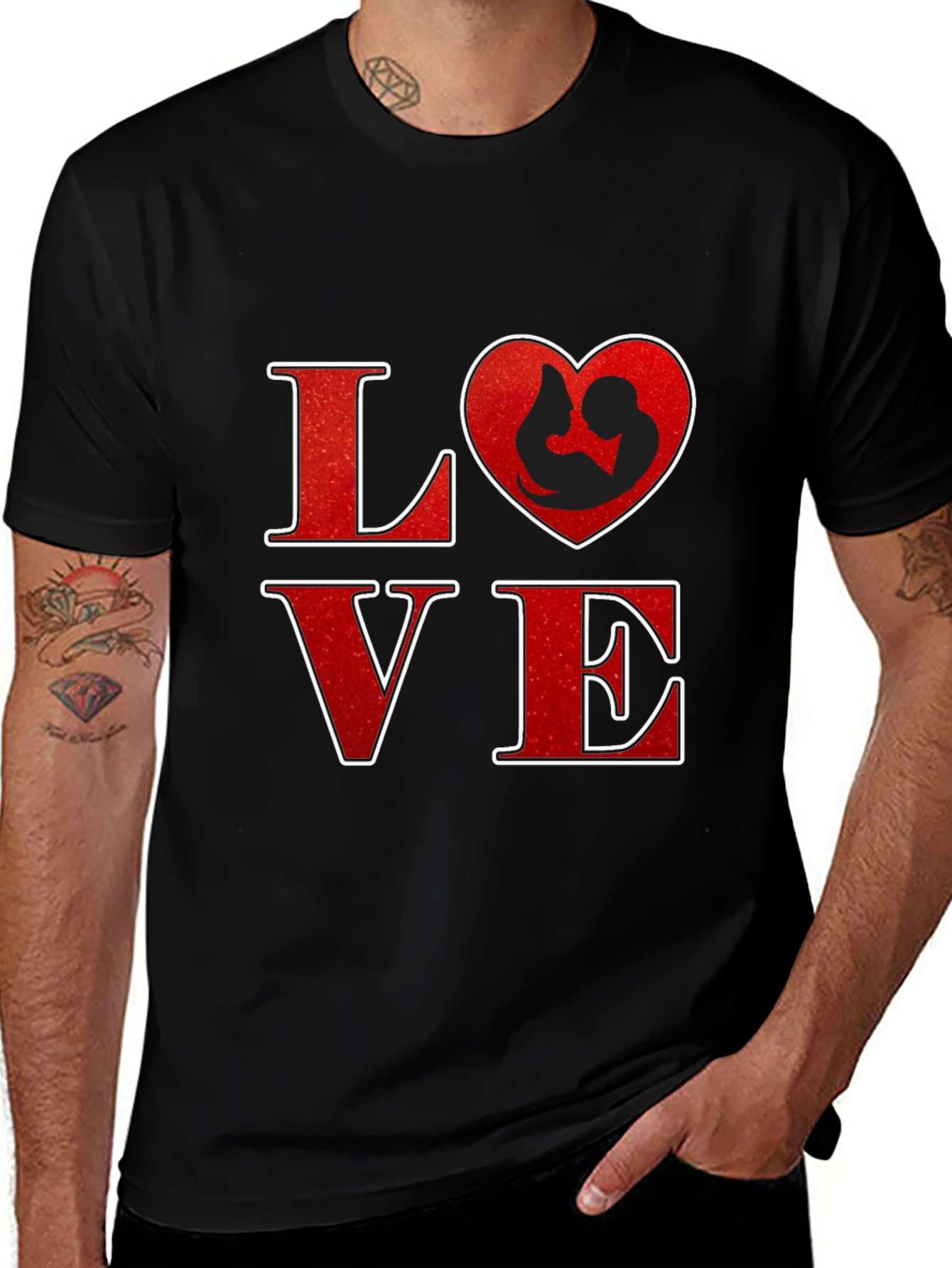 Love Breastfeeding T-Shirt - Black