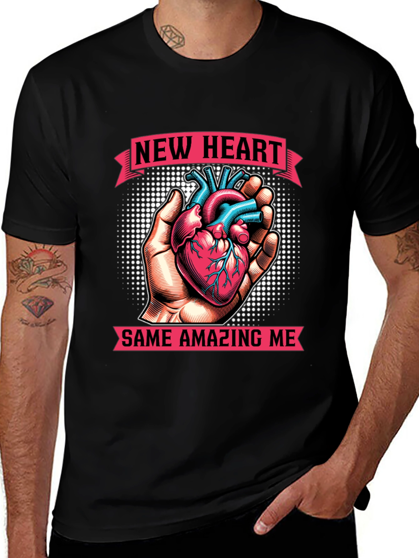 New Heart Same Amazing Me Graphic Tee