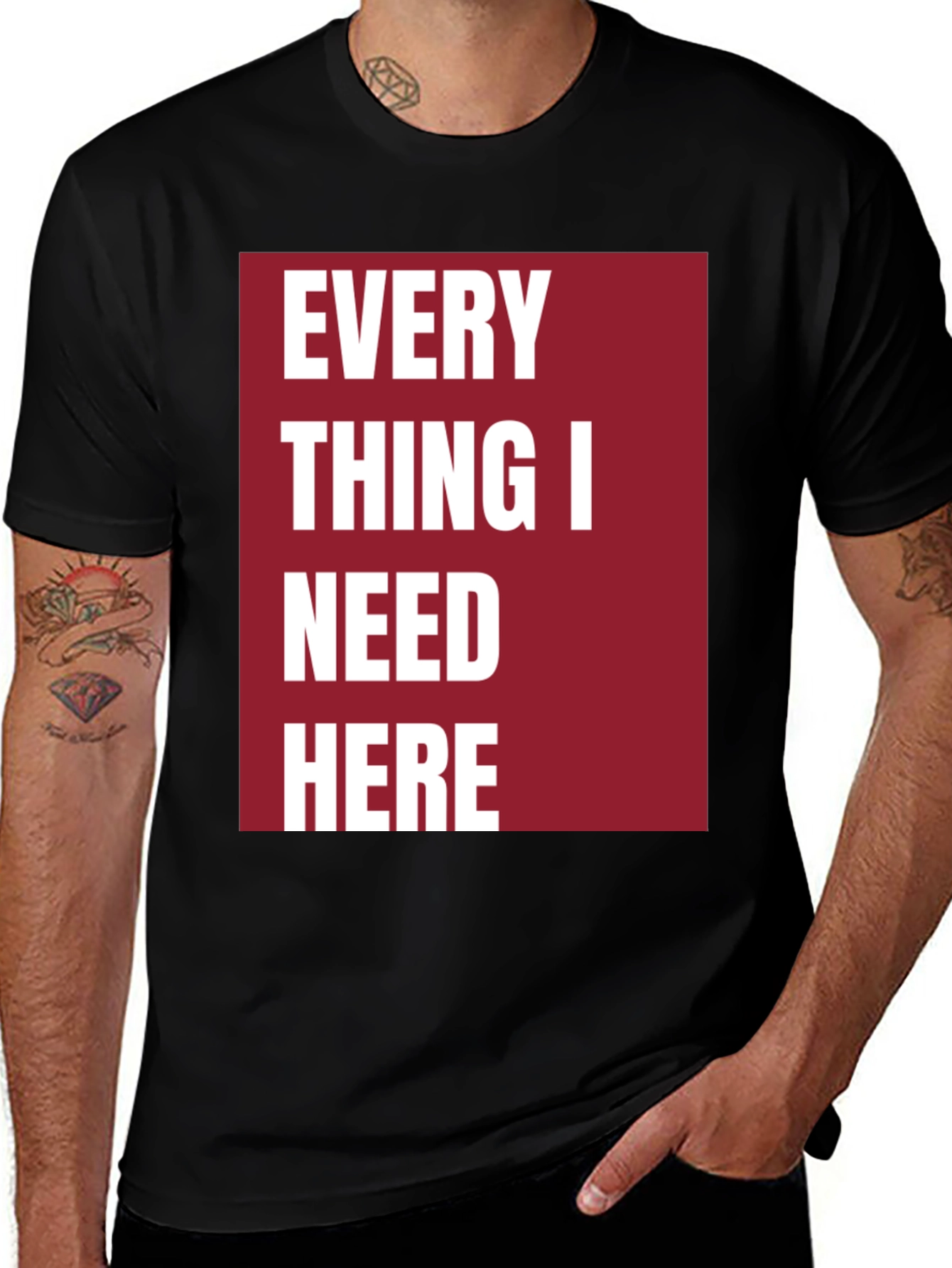 Variant 17 of Everything I Need Here T-Shirt