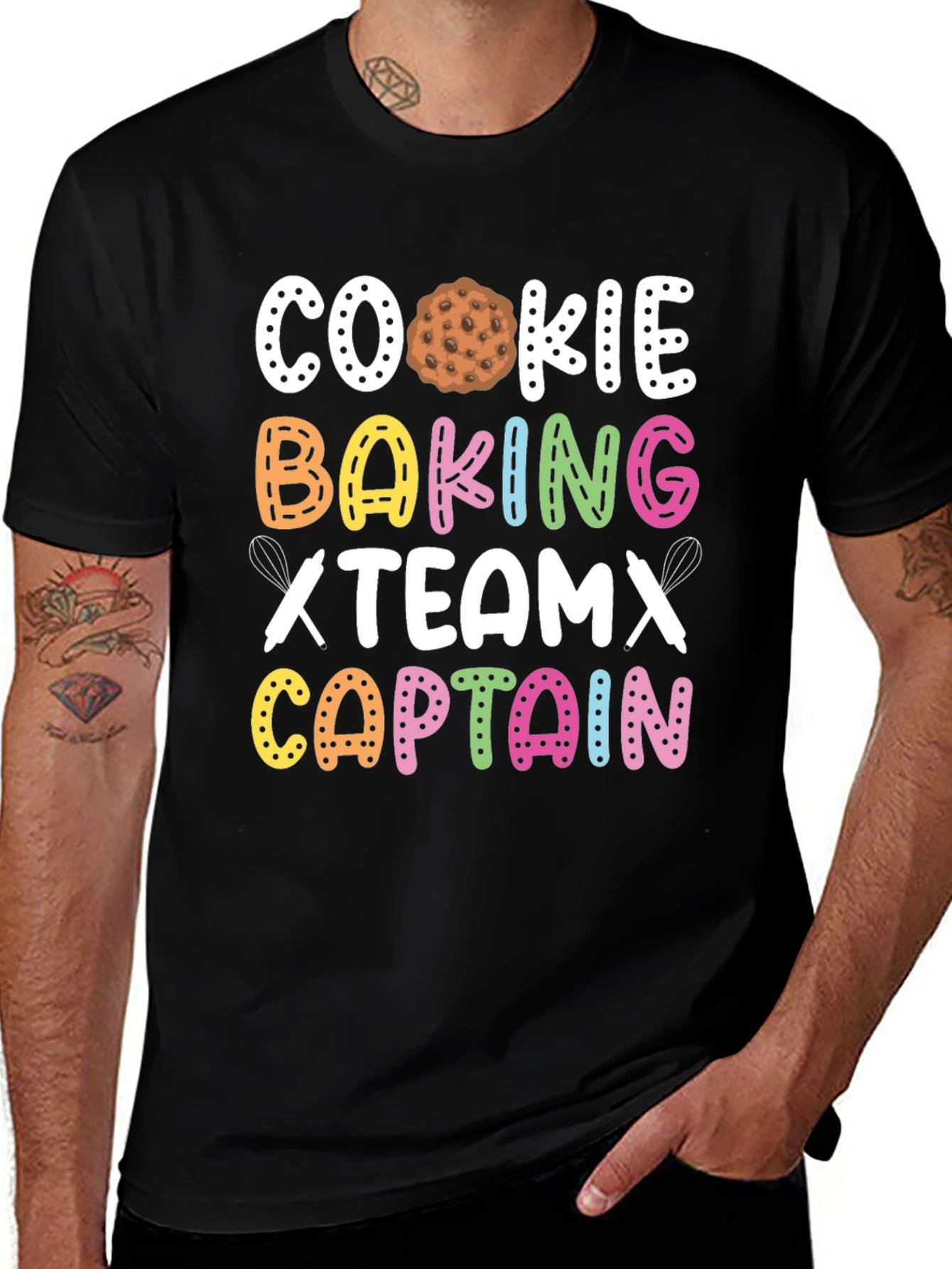 Variant 21 of Cookie Baking Team Captain T-Shirt