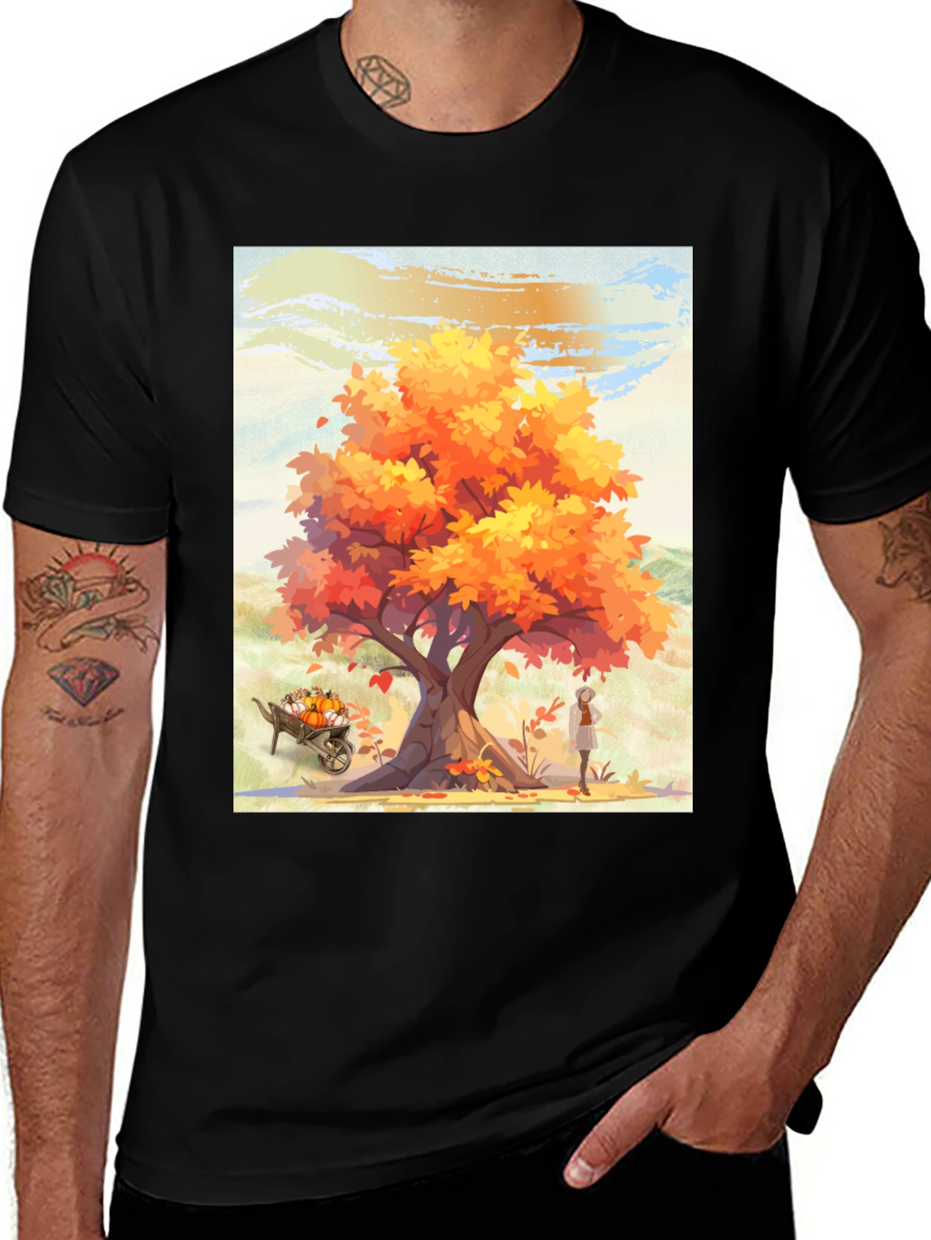 Variant 29 of Autumn Tree Graphic Tee