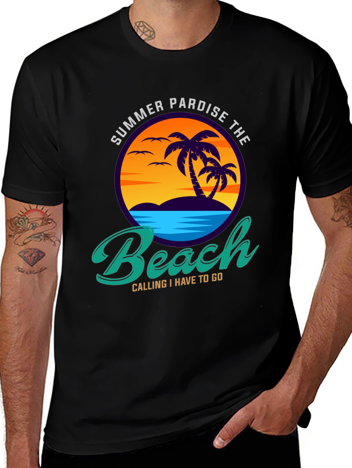 Variant 16 of Summer Paradise Beach T-Shirt