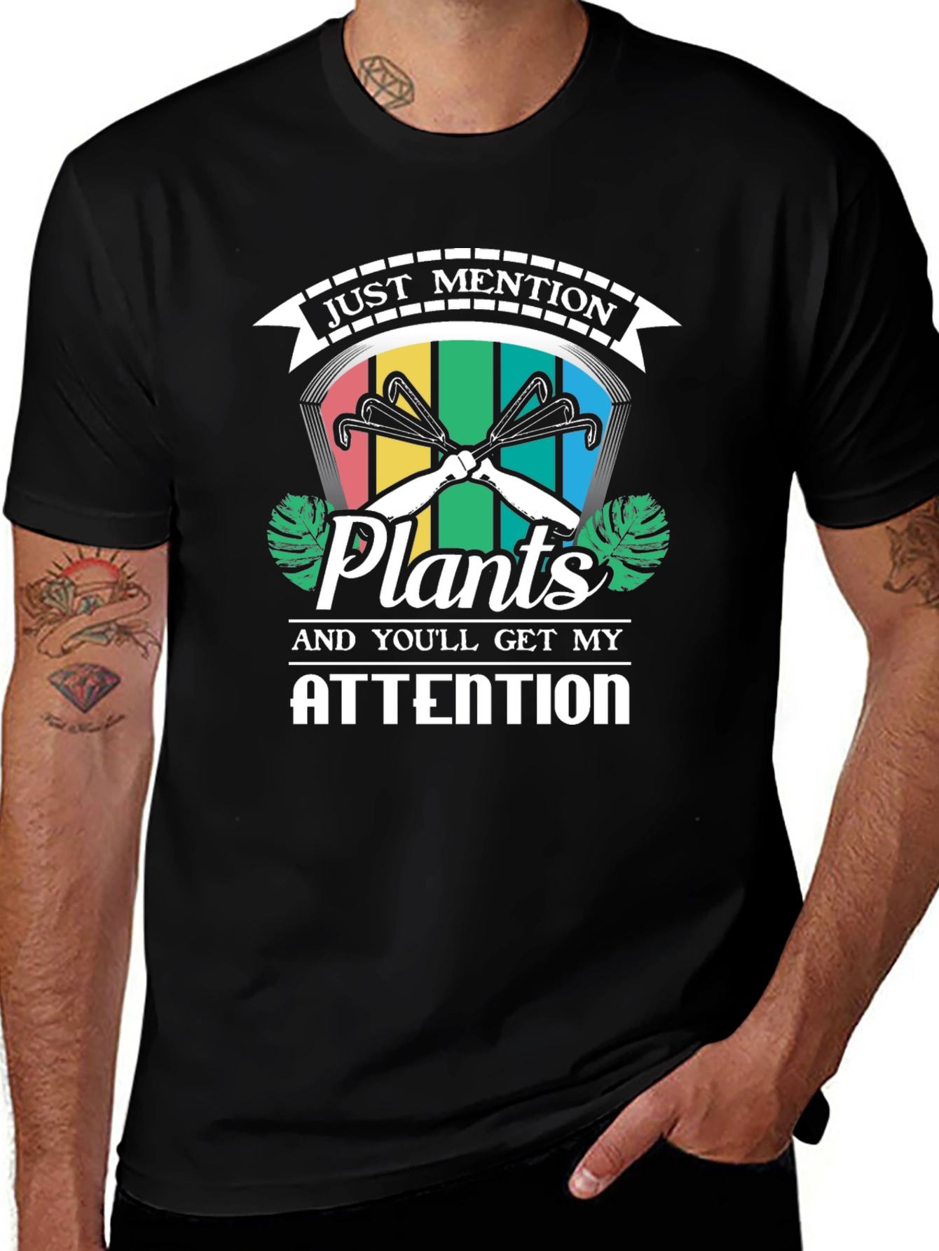 Variant 8 of Just Mention Plants Graphic Tee