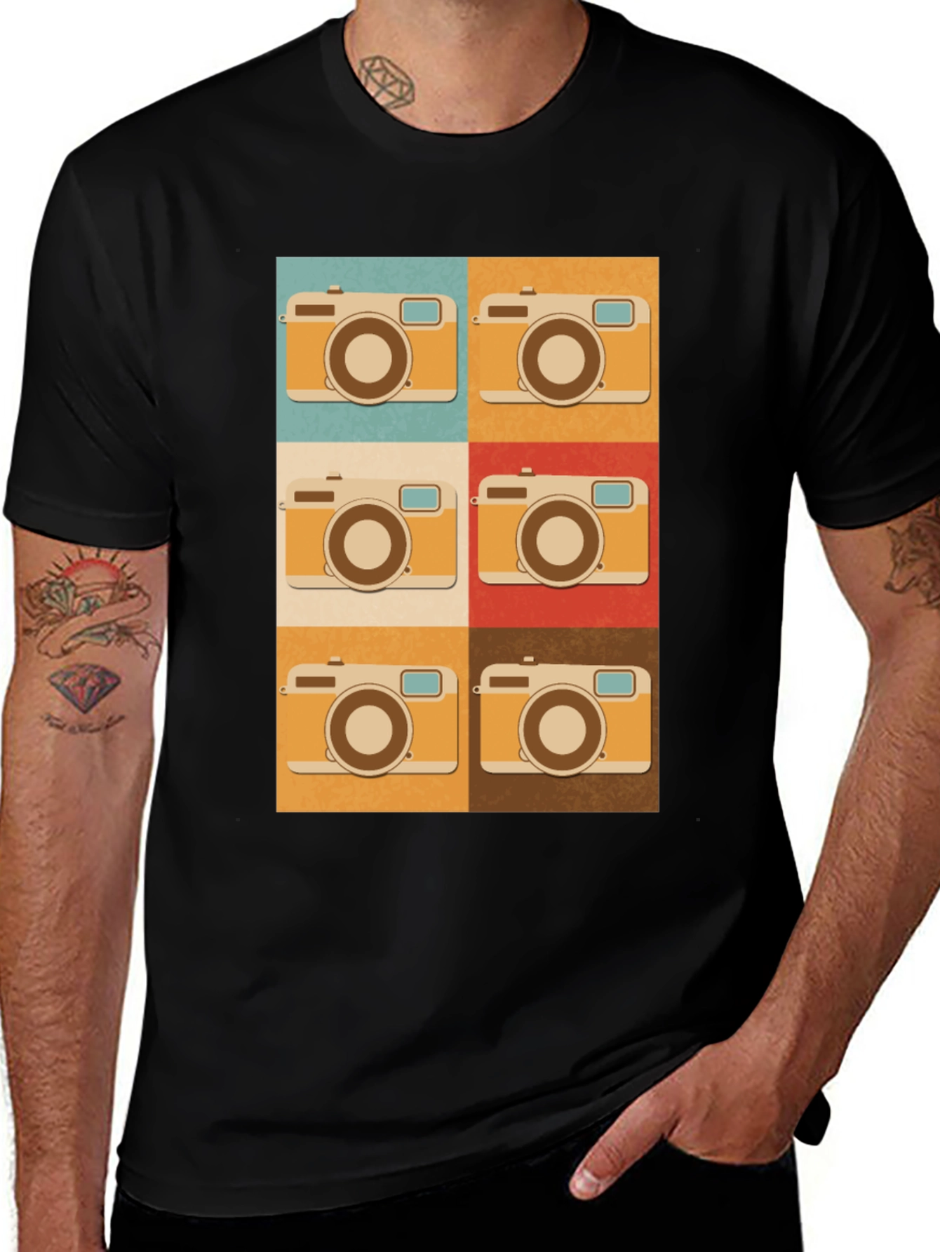 Variant 17 of Retro Camera Graphic Tee