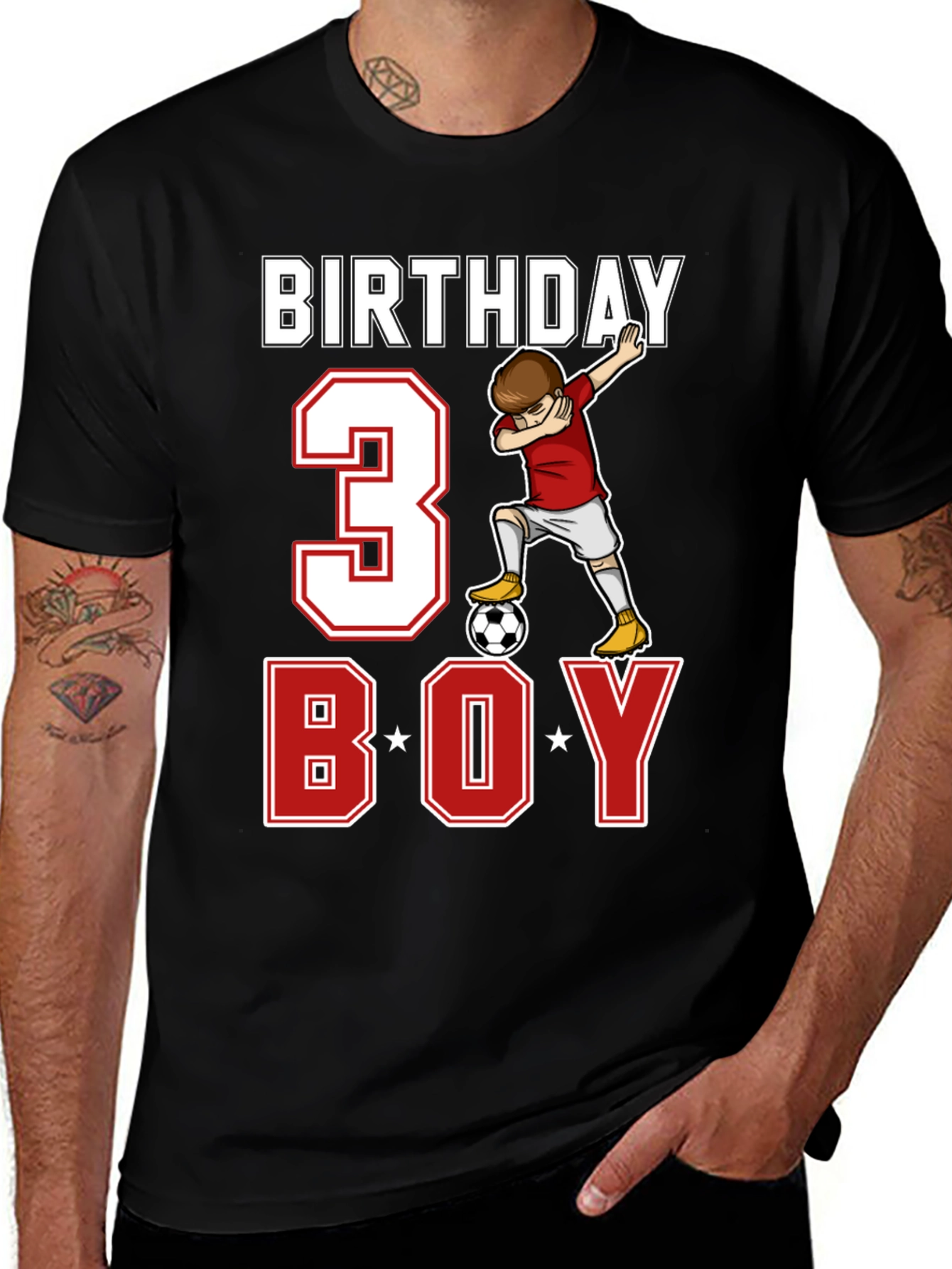 Variant 24 of Birthday Boy Soccer T-Shirt