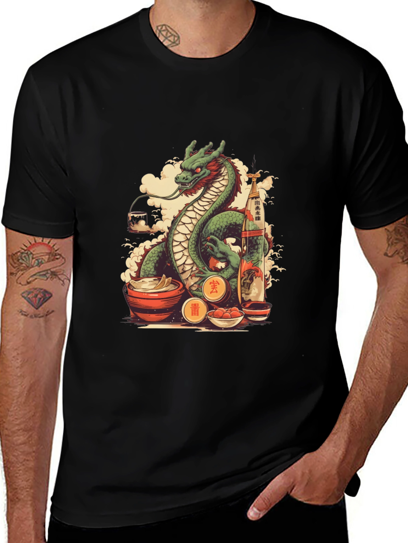 Variant 28 of Dragon Ramen Graphic Tee
