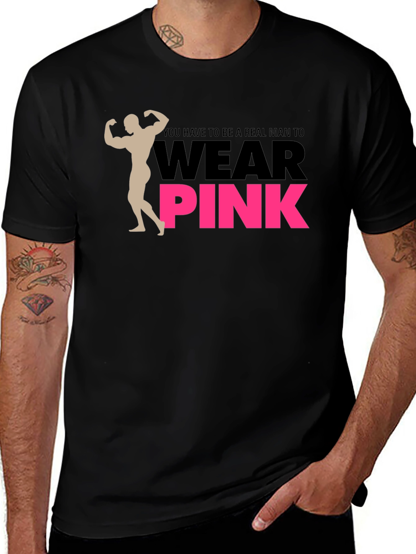 Variant 11 of Real Man Wear Pink T-Shirt