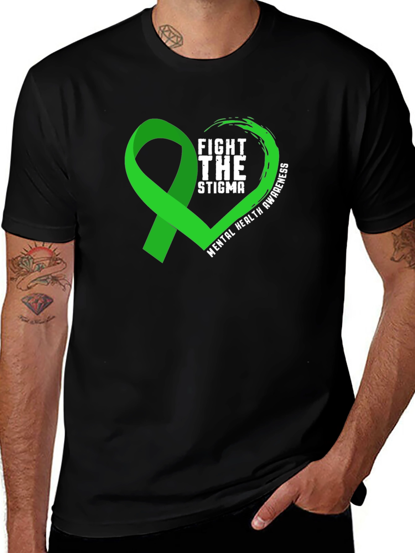 Variant 11 of Mental Health Awareness T-Shirt Fight The Stigma