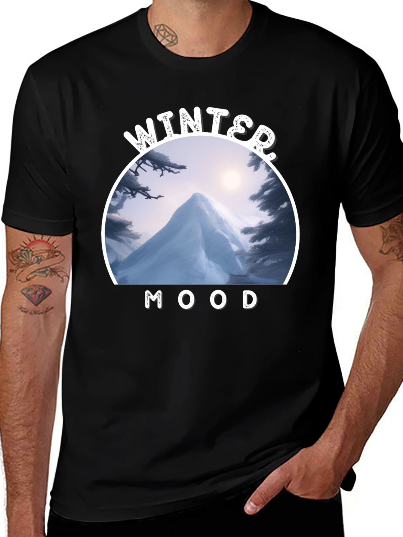 Variant 5 of Winter Mood Graphic T-Shirt