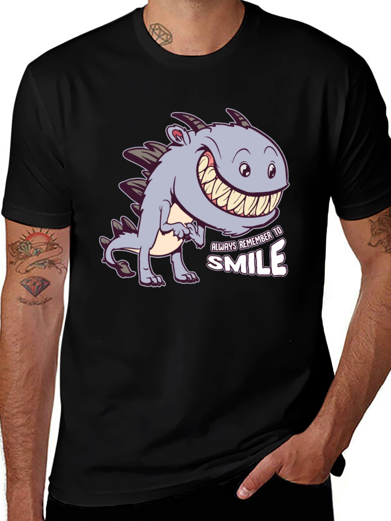 Variant 15 of Cartoon Monster Smile T-Shirt