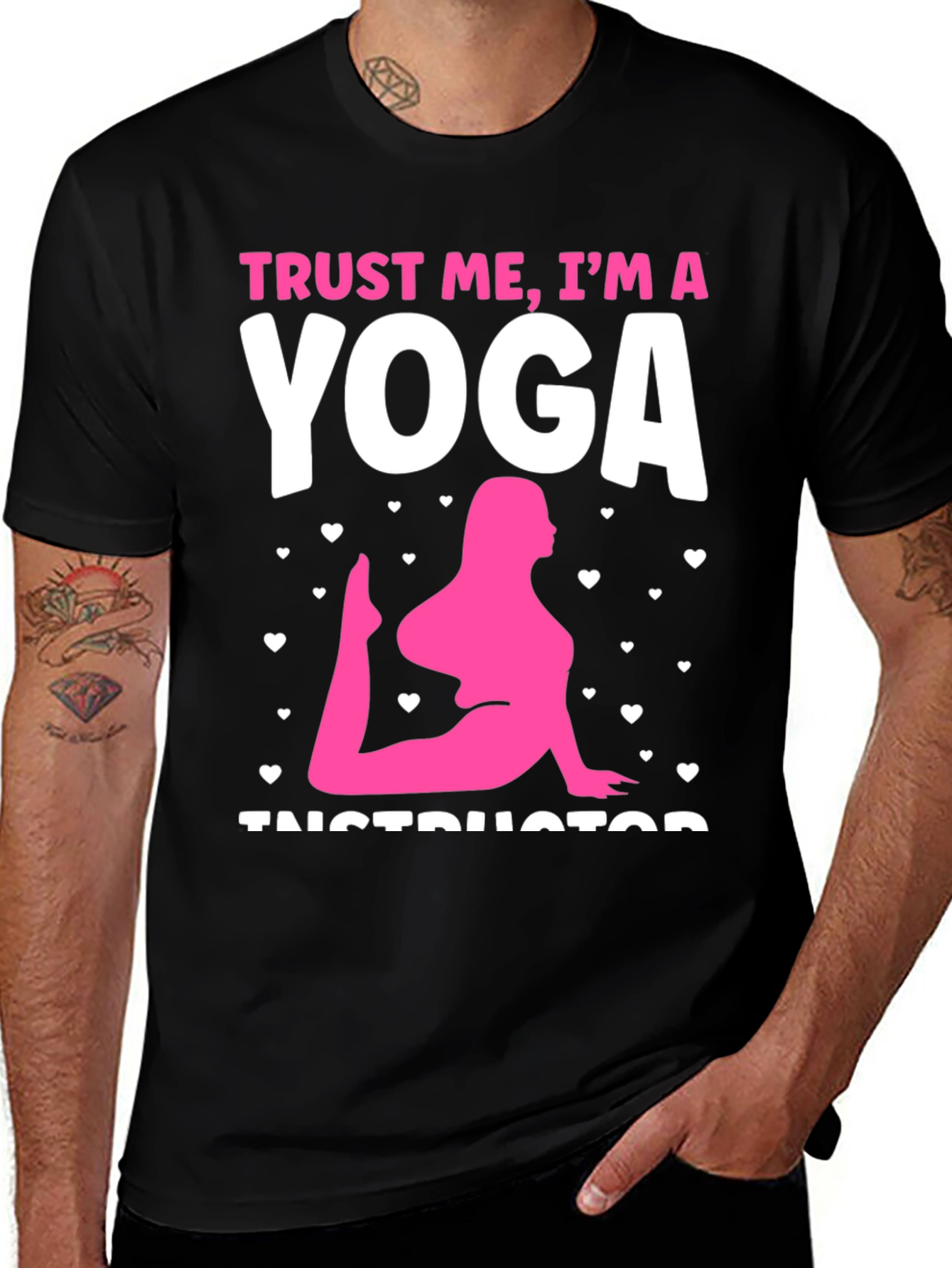 Variant 27 of Yoga Instructor Graphic Tee - Trust Me I'm A Yoga...