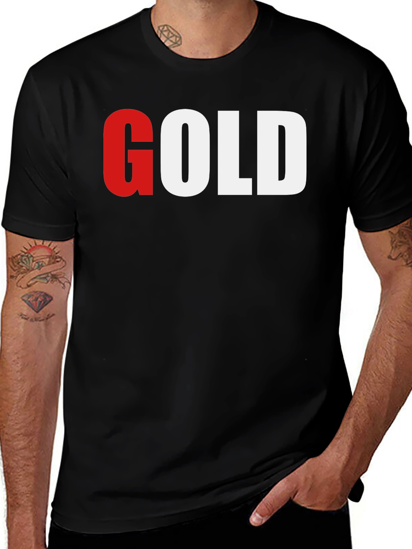 Variant 7 of GOLD Graphic T-Shirt, Casual Wear