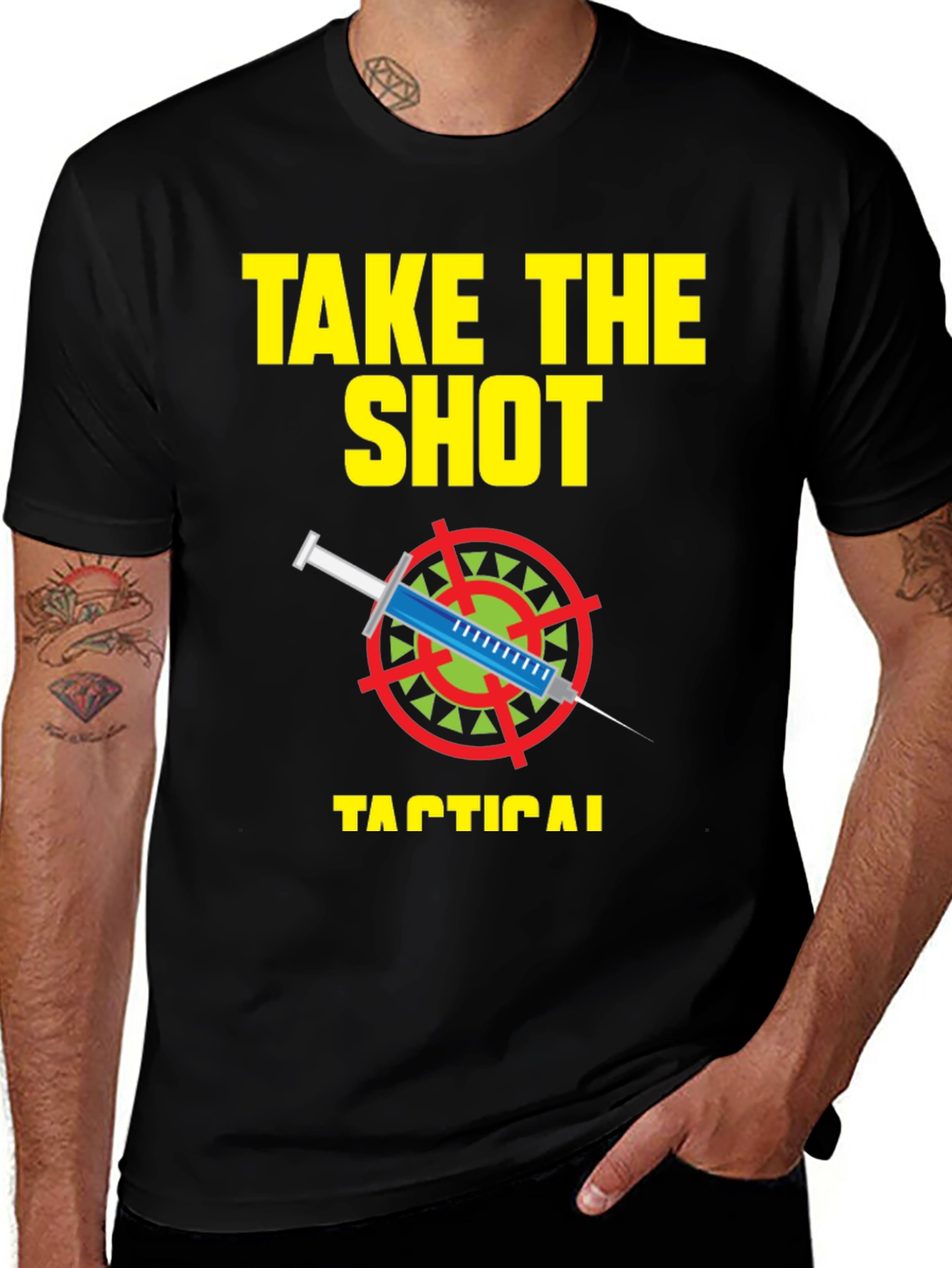 Variant 18 of Take the Shot Tactical Graphic Tee