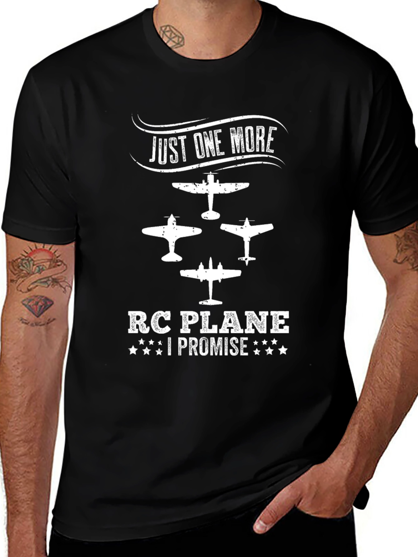 Variant 3 of Just One More RC Plane - Funny Hobby T-Shirt
